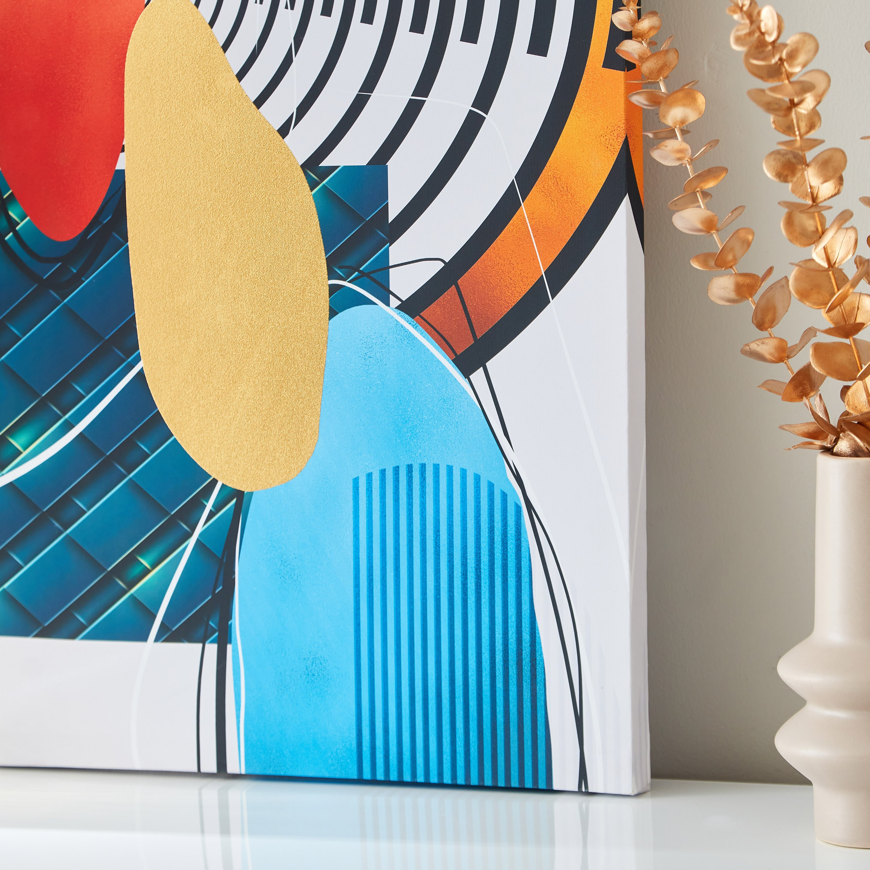 زينة حائط كانفاس مؤطرة من ريما - 40x60x2.5 سم-hbxhomeware-hbxdecorandfurnishings-image-3