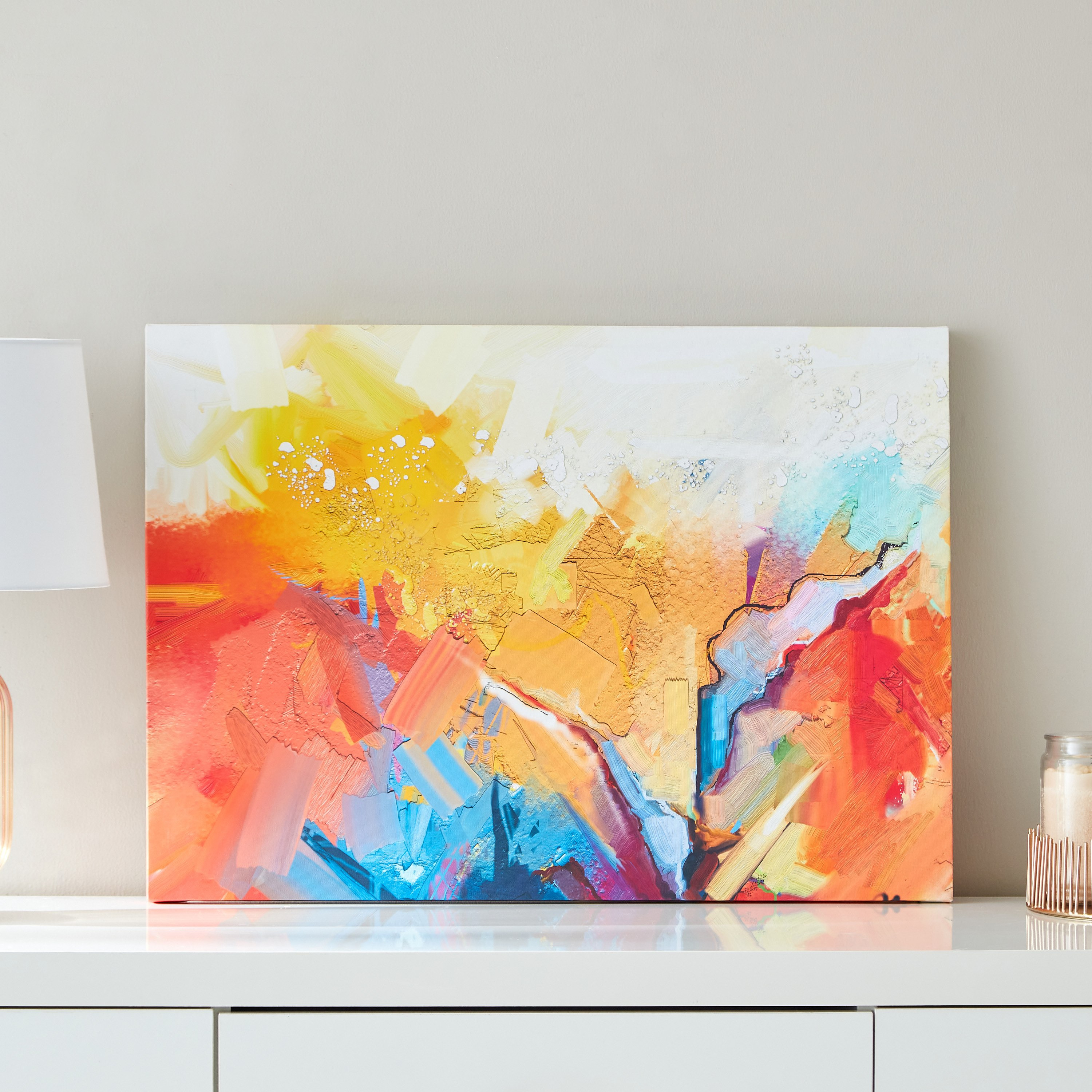 زينة حائط كانفاس مؤطرة من ريما - 50x70x2.5 سم-hbxhomeware-hbxdecorandfurnishings-image-1