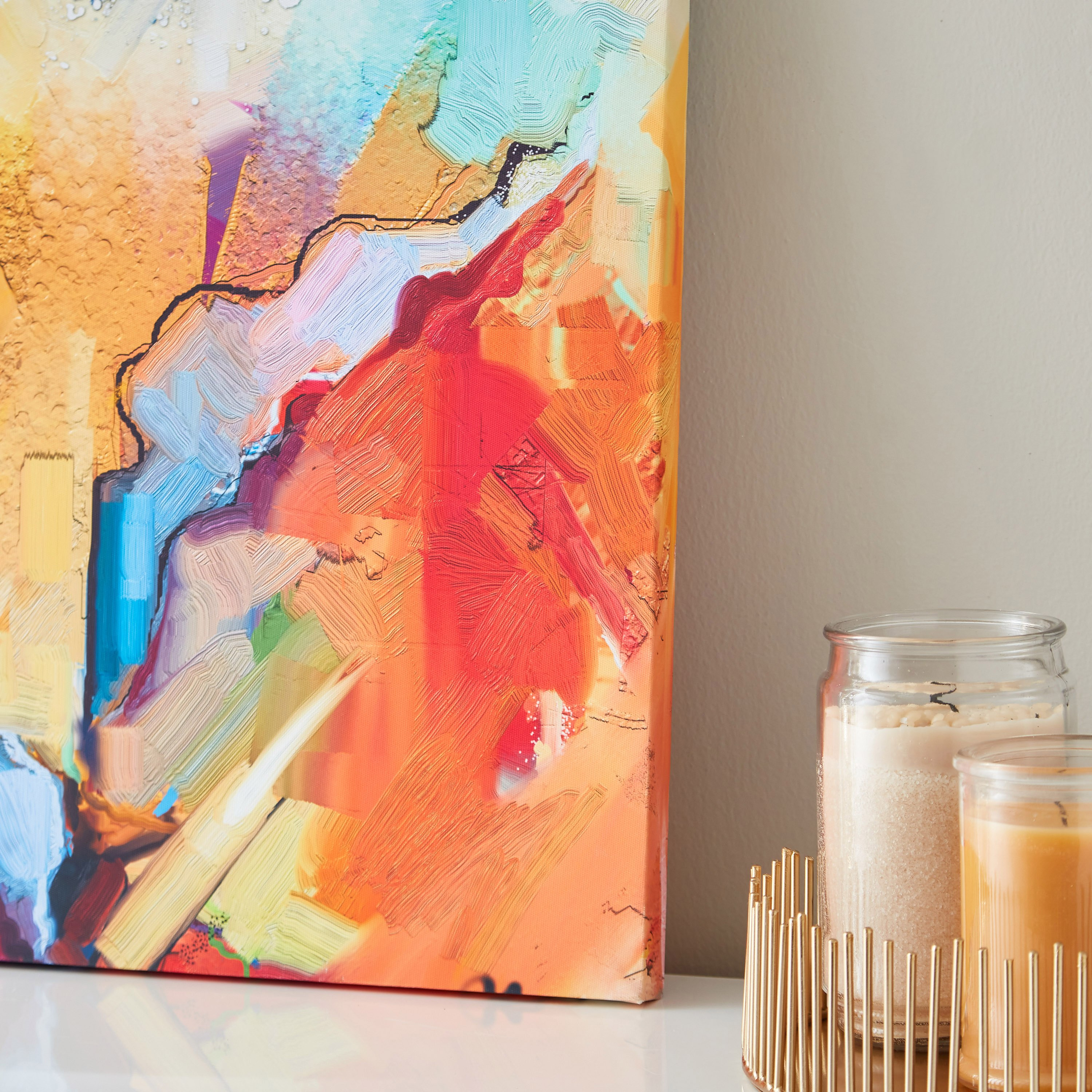 زينة حائط كانفاس مؤطرة من ريما - 50x70x2.5 سم-hbxhomeware-hbxdecorandfurnishings-image-3