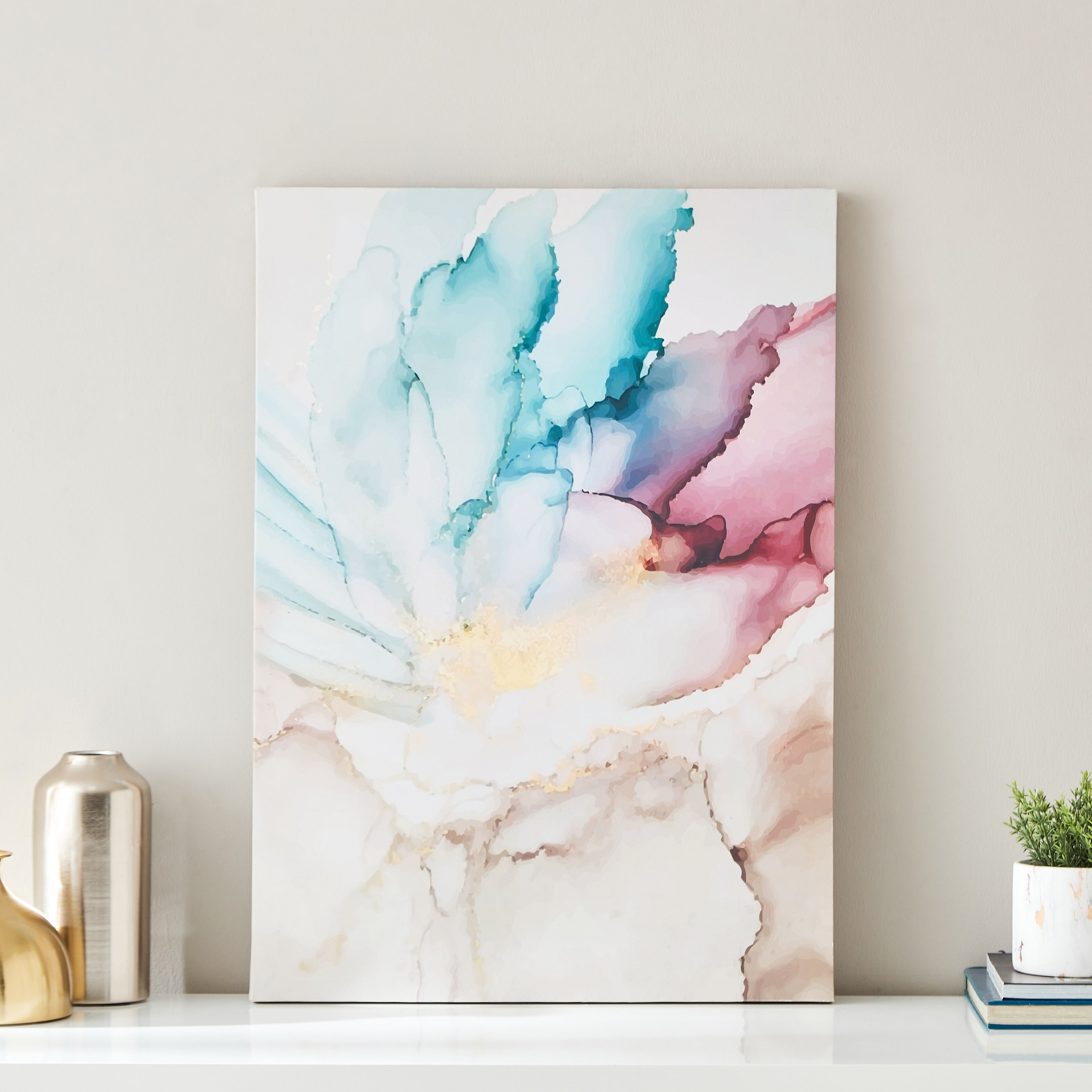 زينة حائط كانفاس مؤطرة بارزة الملمس من ريما - 50x70x2.5 سم-hbxhomeware-homedecor-figurinesandornaments-image-1