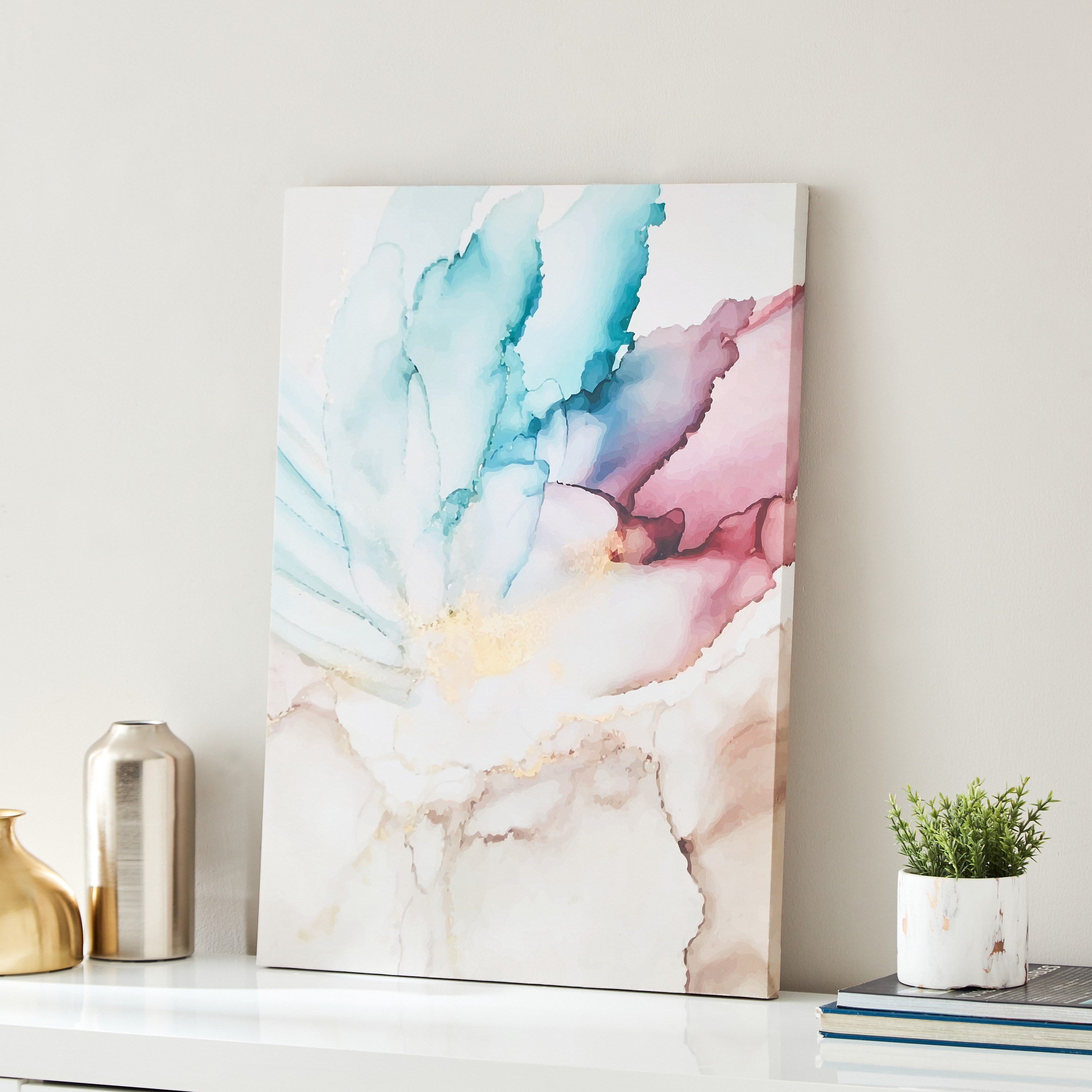 زينة حائط كانفاس مؤطرة بارزة الملمس من ريما - 50x70x2.5 سم-hbxhomeware-homedecor-figurinesandornaments-image-2