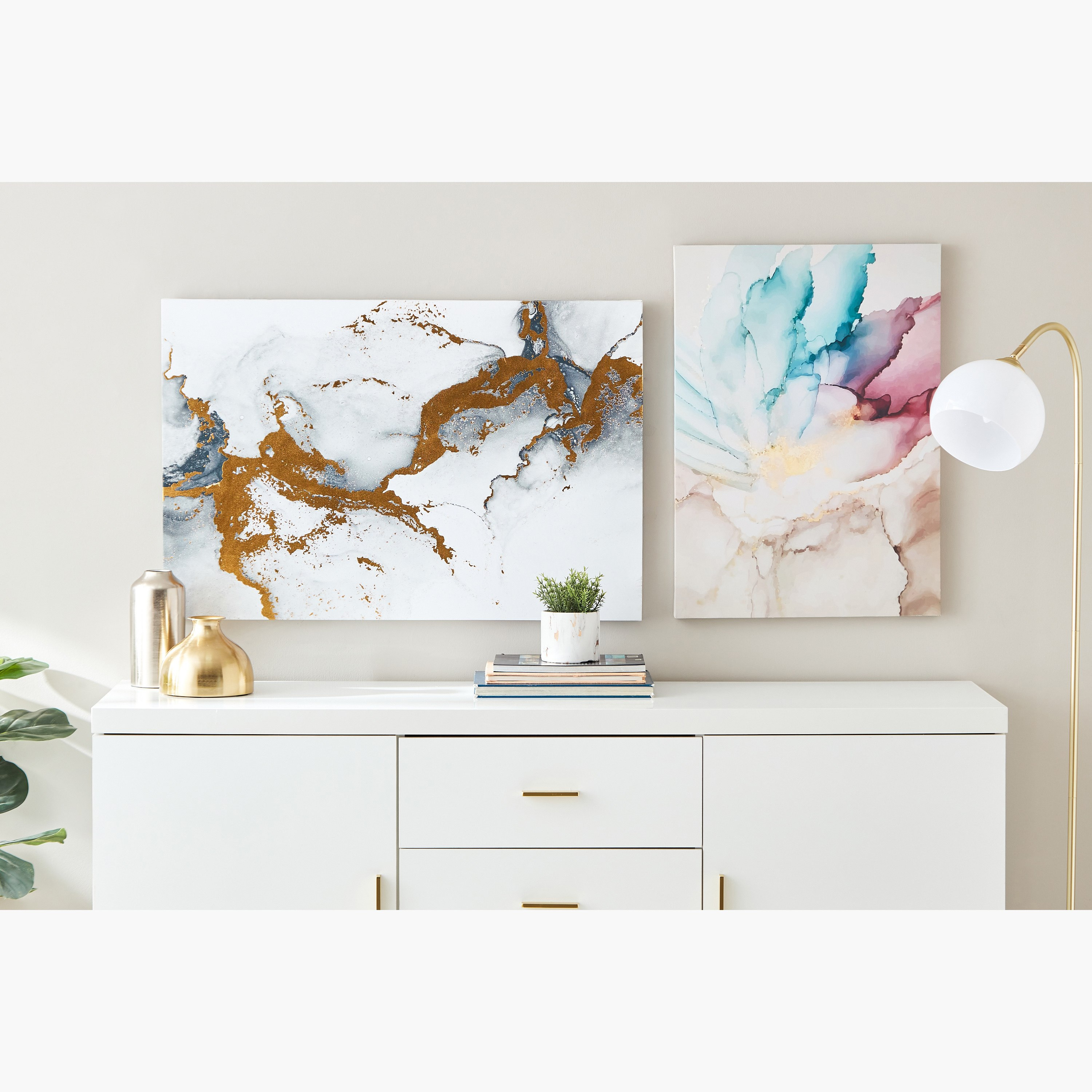 زينة حائط كانفاس مؤطرة بارزة الملمس من ريما - 50x70x2.5 سم-hbxhomeware-homedecor-figurinesandornaments-image-4