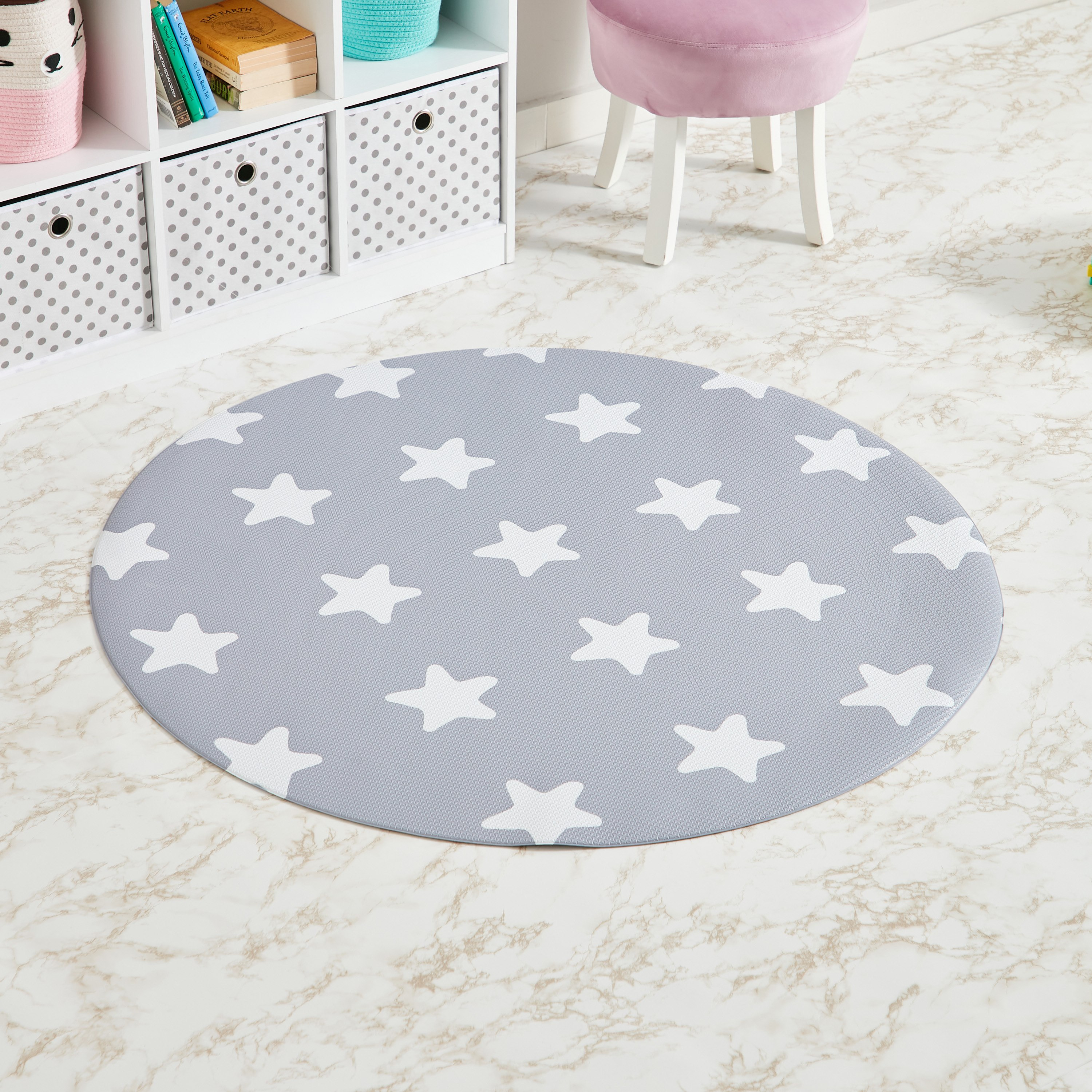حصيرة مستديرة بتصميم نجوم من ميستيفاي - 120 سم-hbxhomeware-hbxkidsandyouth-image-1