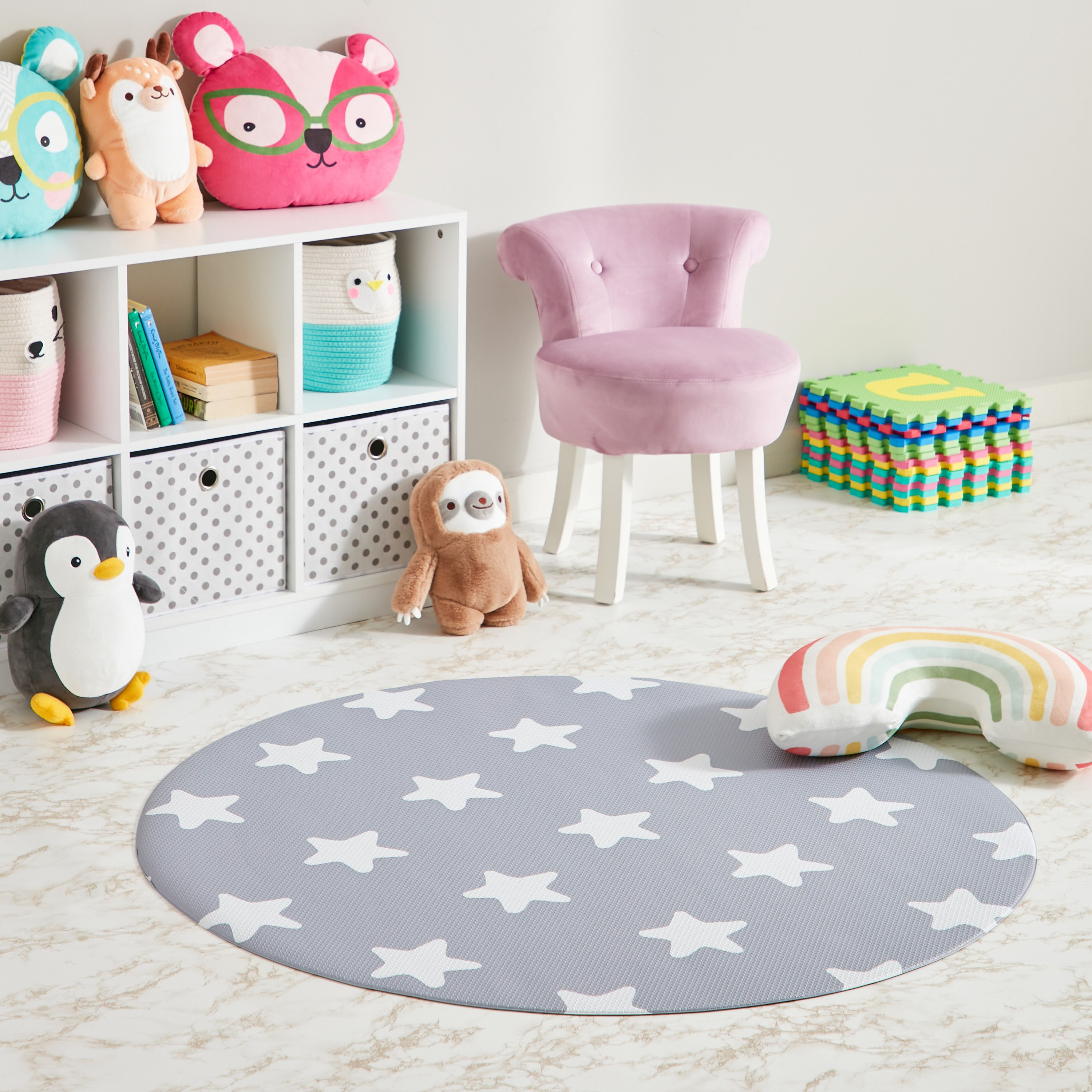 حصيرة مستديرة بتصميم نجوم من ميستيفاي - 120 سم-hbxhomeware-hbxkidsandyouth-image-4