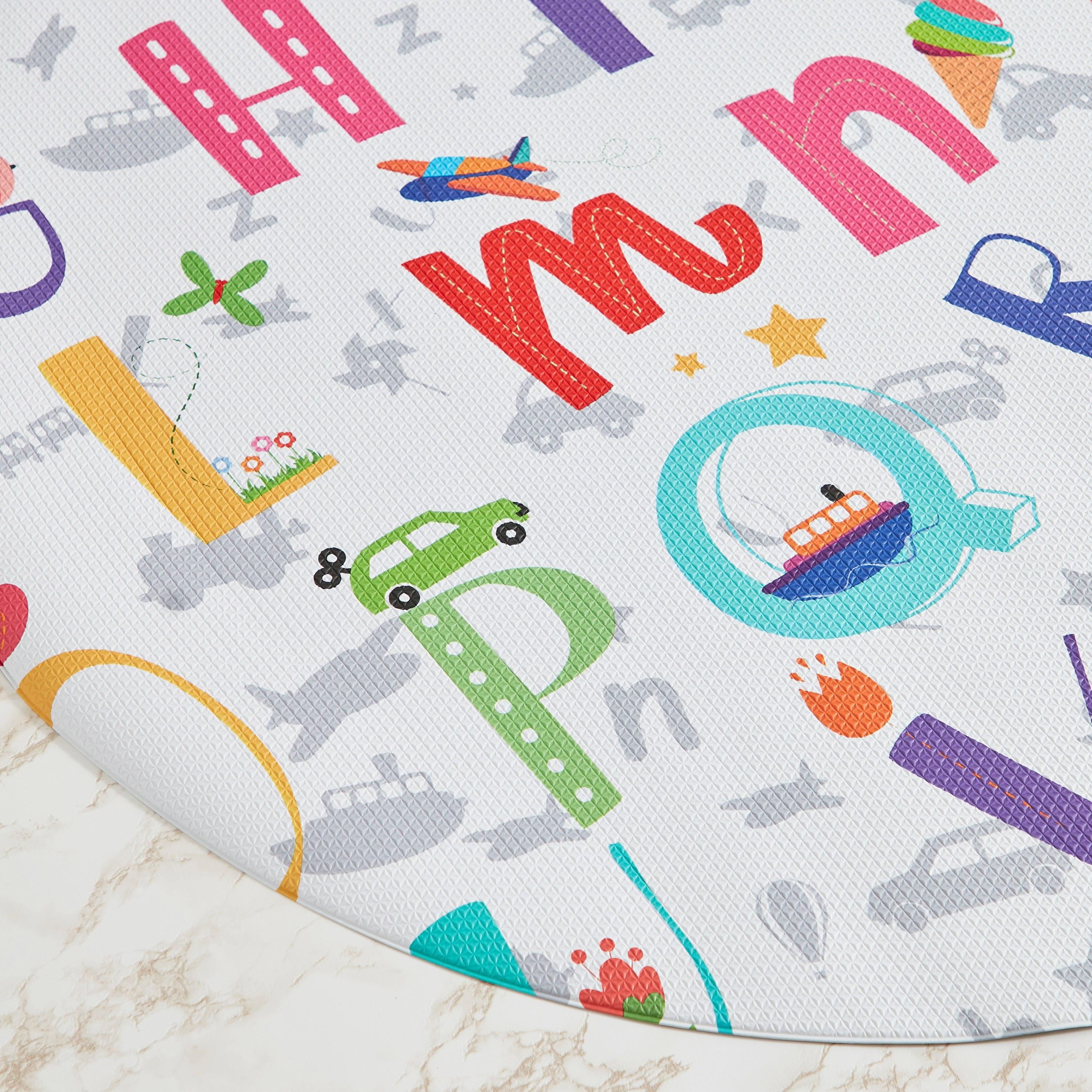 حصيرة مستديرة بتصميم حروف أبجدية من ميستيفاي تشارم - 120 سم-hbxhomeware-hbxkidsandyouth-image-2