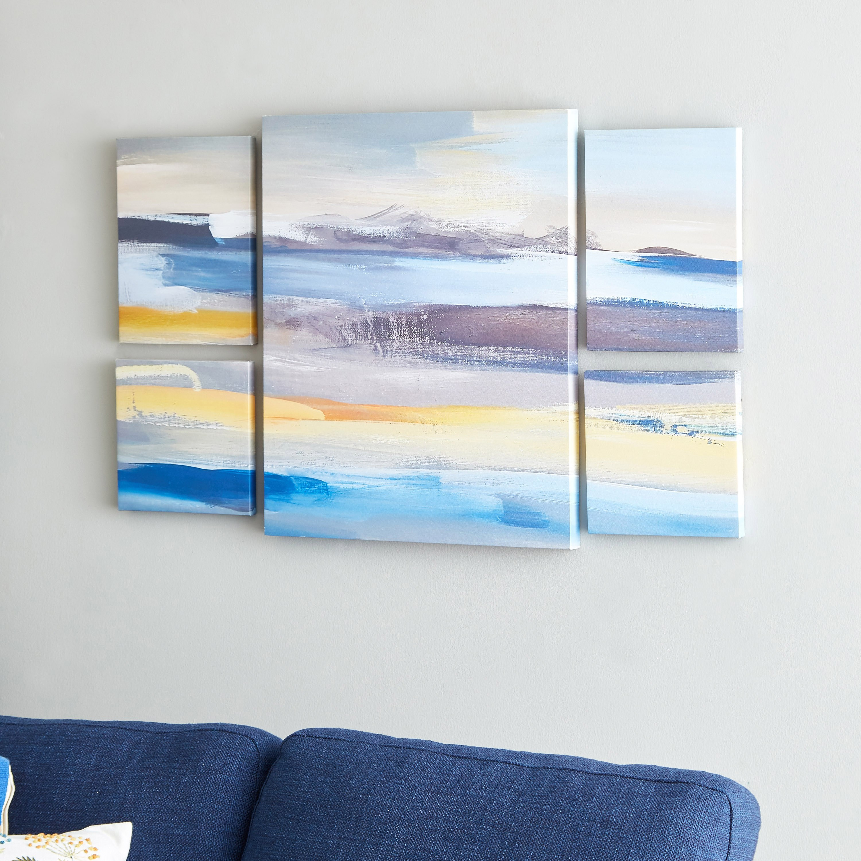 Ryma Modern Abstract Clouds 5-Piece Canvas Set-hbxlivingroom-walldecor-wallart-image-2
