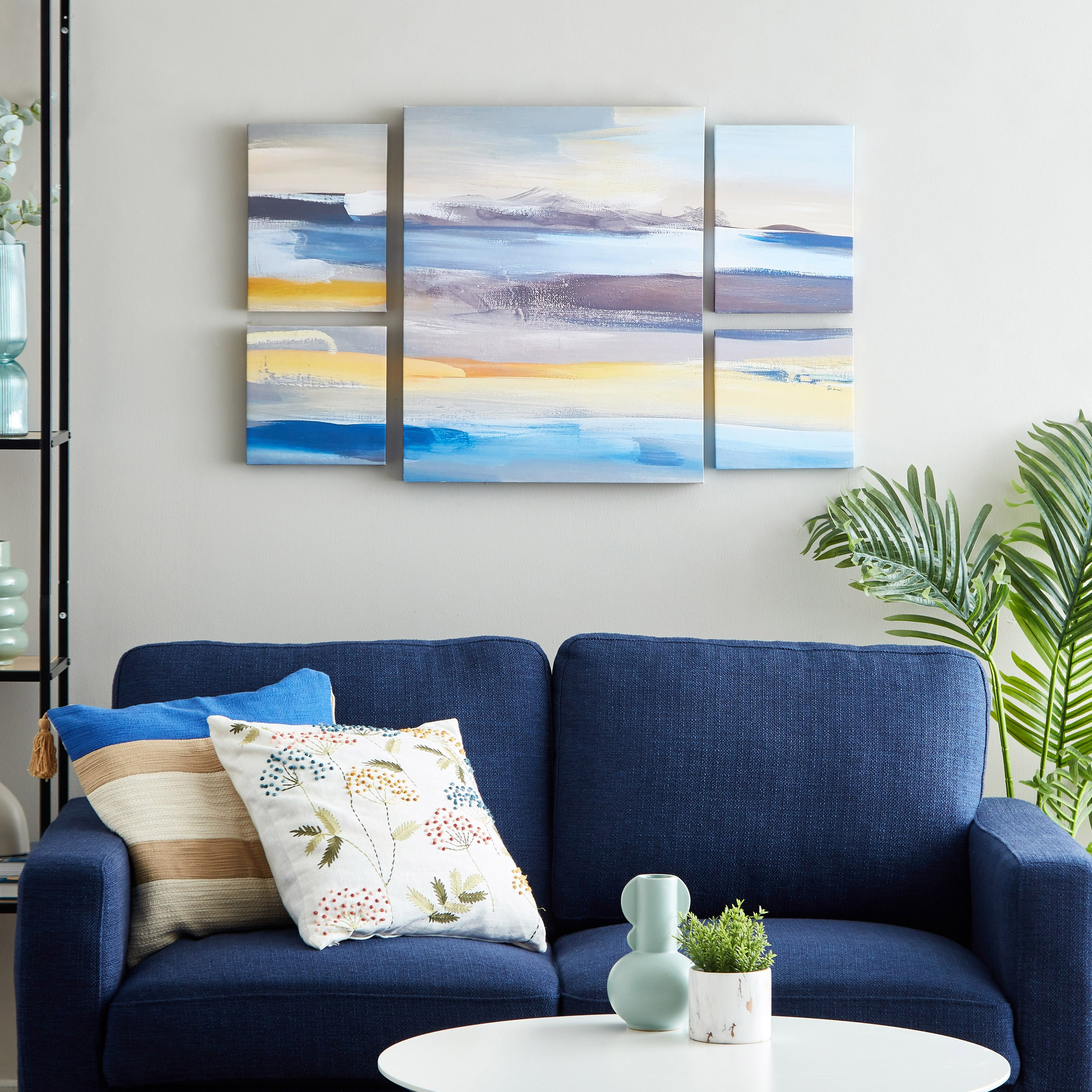 Ryma Modern Abstract Clouds 5-Piece Canvas Set-hbxlivingroom-walldecor-wallart-image-4
