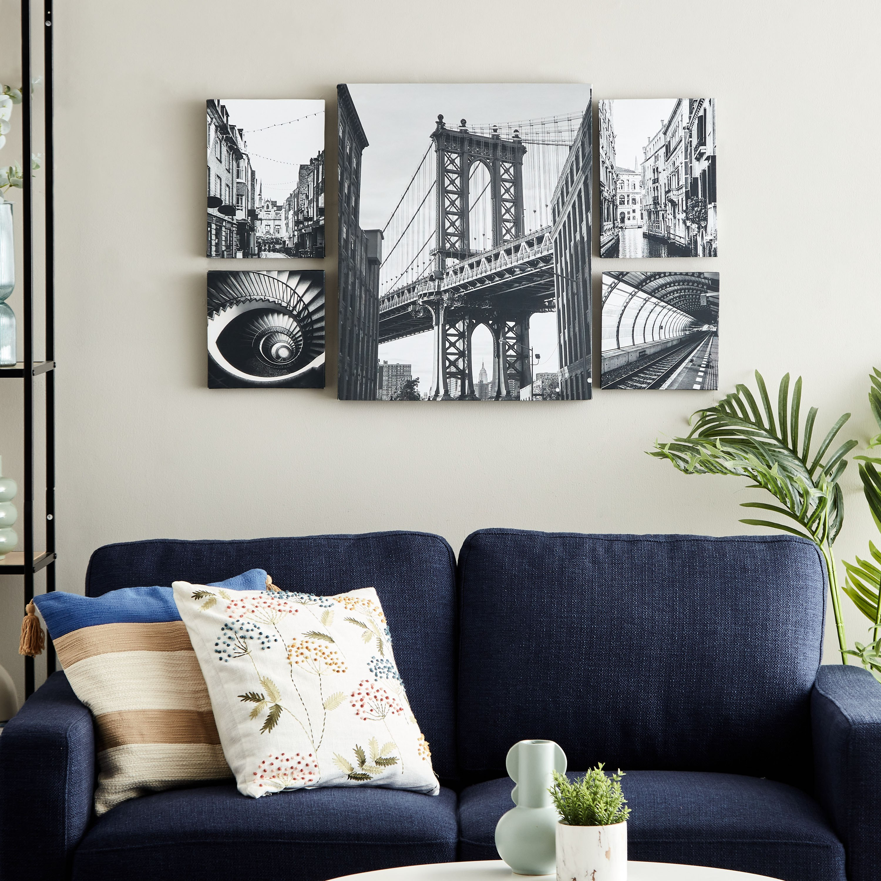 طقم زينة حائط كانفاس 5 قطع بتصميم معتّق من ريما-hbxhomeware-hbxdecorandfurnishings-image-4
