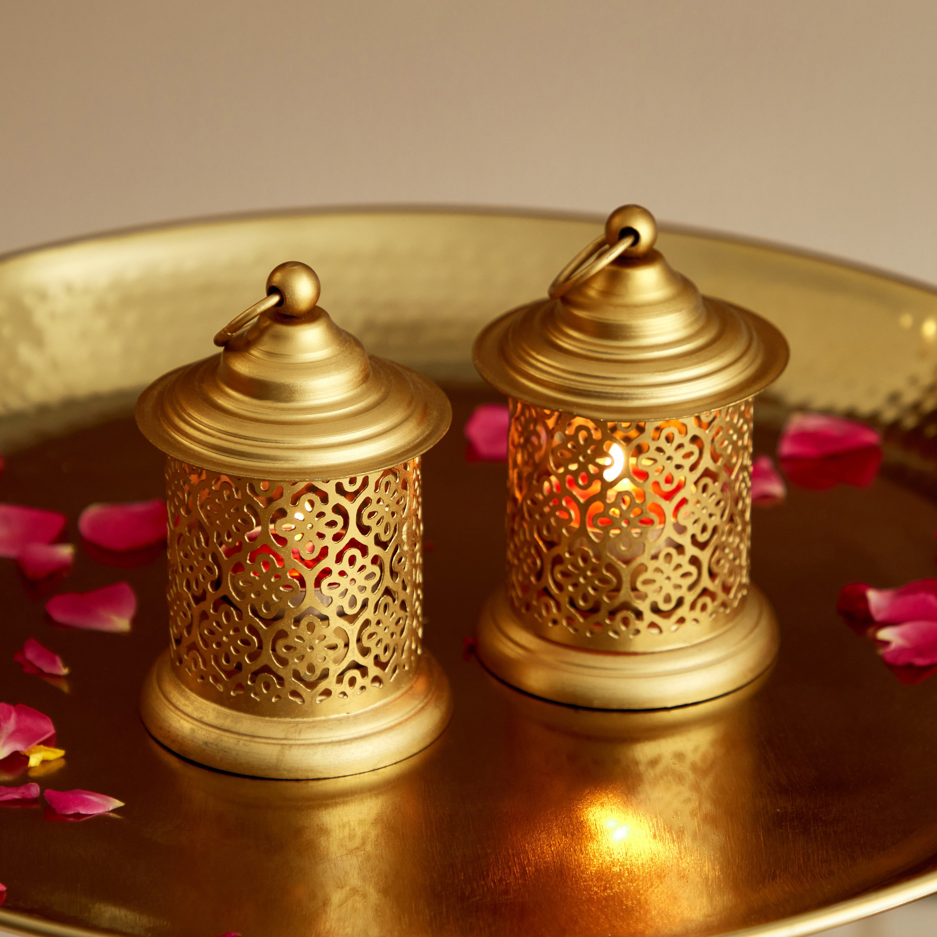 طقم حامل شموع صغيرة قطعتين من لومينوس - 8x8x12 سم-hbxlivingroom-decorandaccessories-candleholders-image-1
