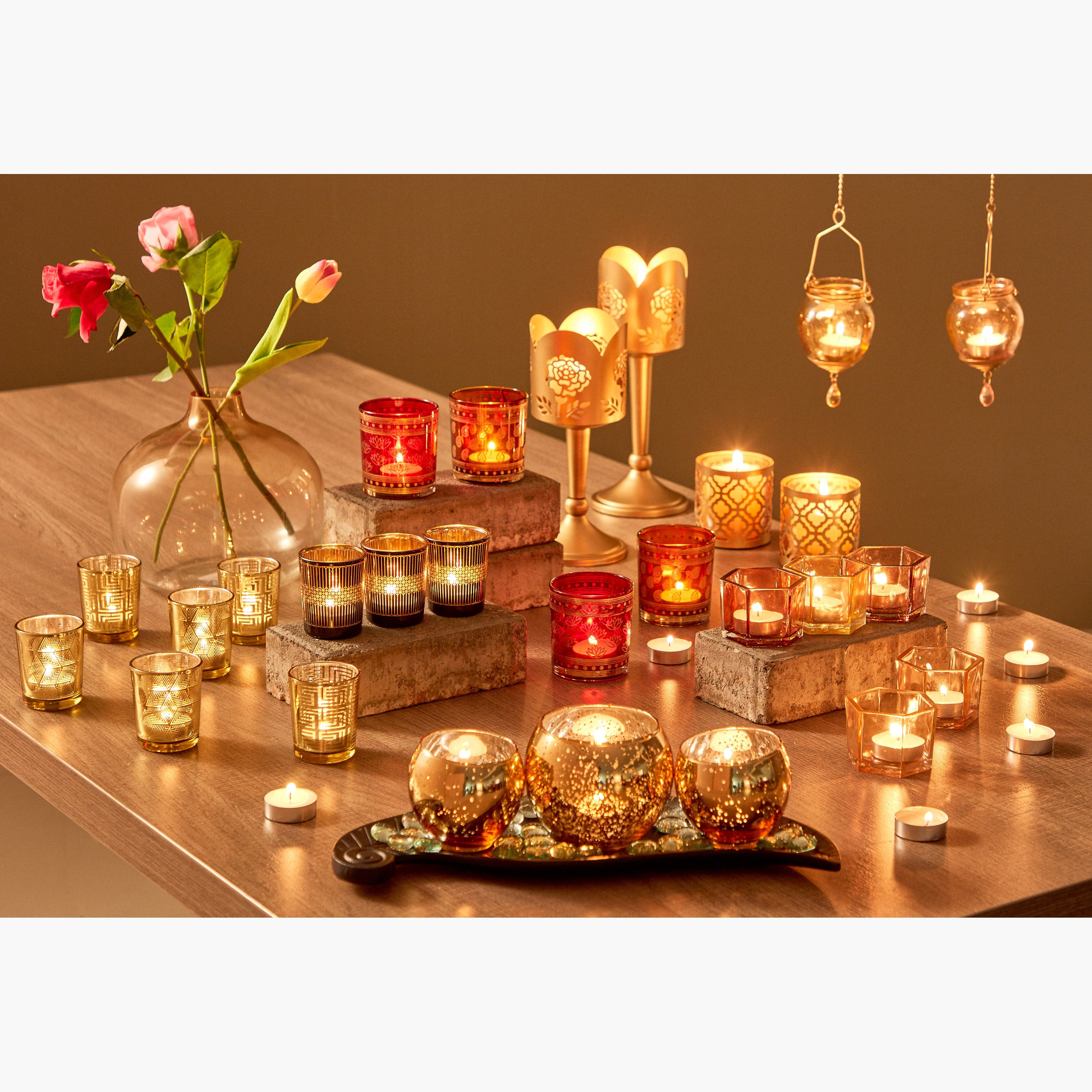 طقم حامل شموع صغيرة قطعتين من لومينوس - 8x8x38 سم-hbxlivingroom-decorandaccessories-candleholders-image-6