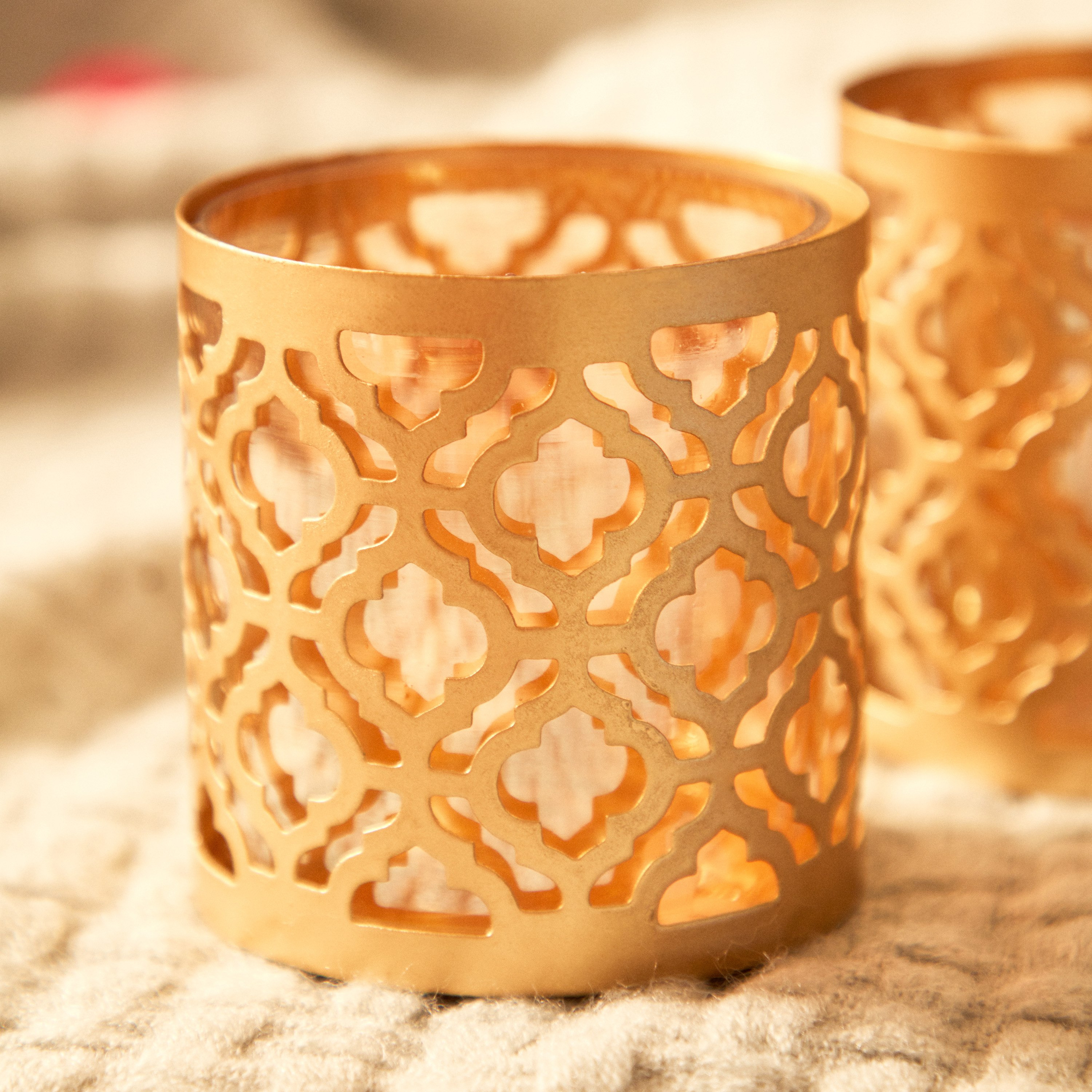 طقم حامل شموع صغيرة معدن قطعتين من لومينوس-hbxlivingroom-decorandaccessories-candleholders-image-4