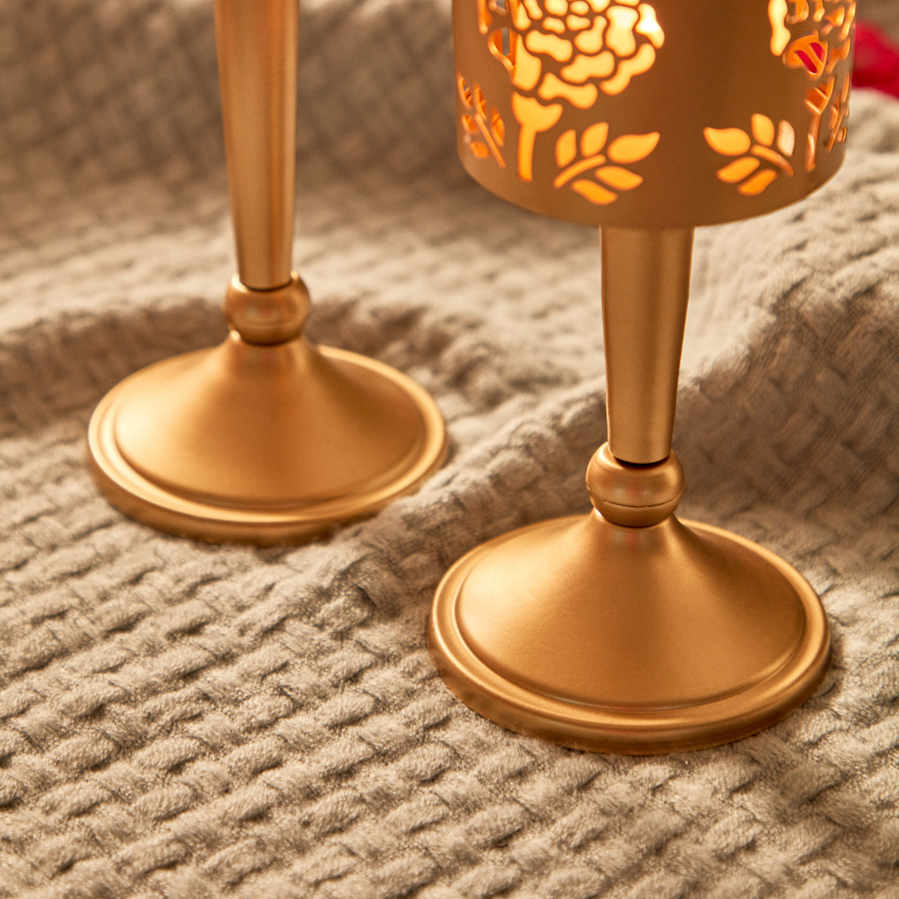 طقم حامل شموع صغيرة معدني من لومينوس - قطعتين-hbxlivingroom-decorandaccessories-candleholders-image-5