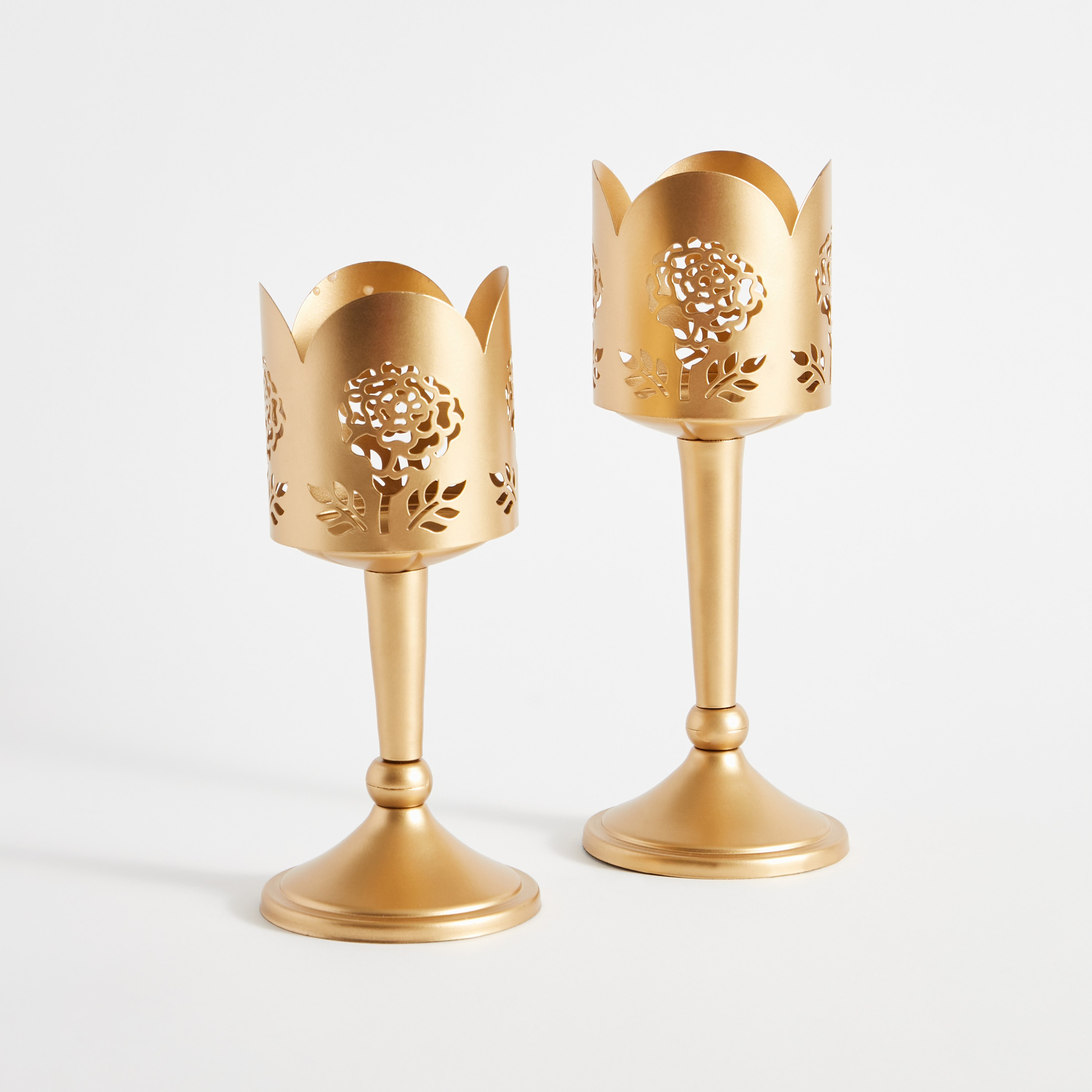 طقم حامل شموع صغيرة معدني من لومينوس - قطعتين-hbxlivingroom-decorandaccessories-candleholders-image-7