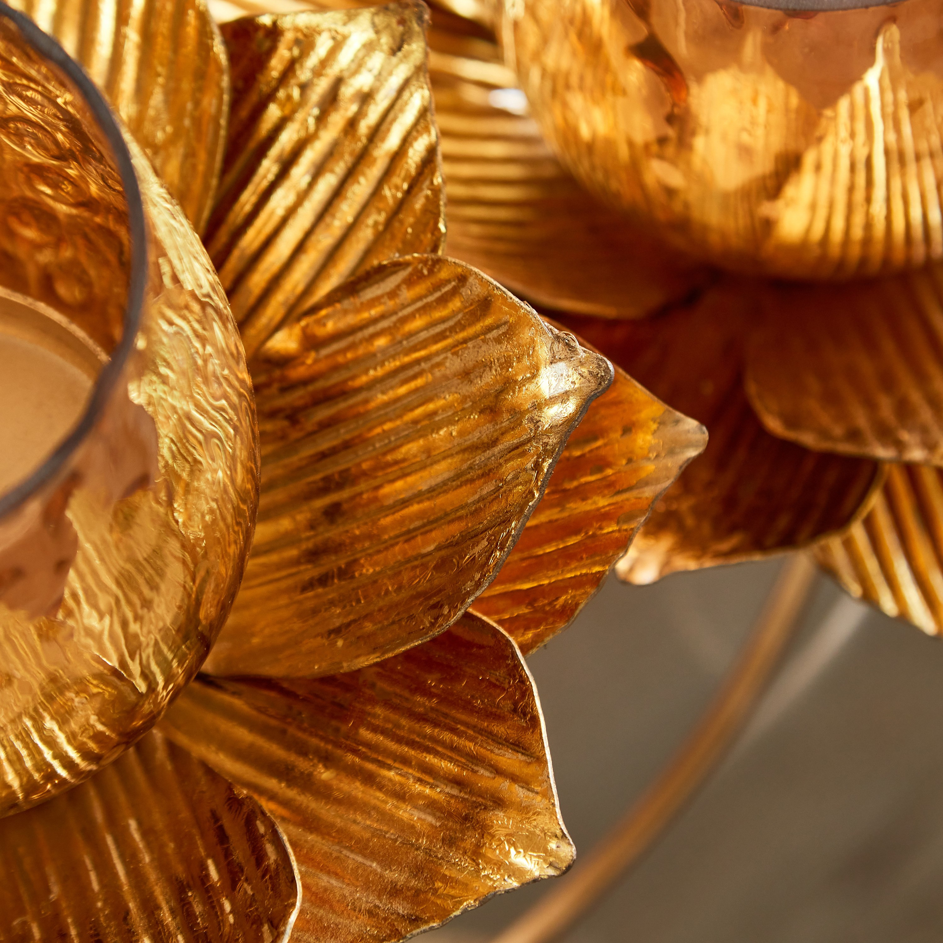حامل شموع صغيرة معدن من لومينوس - 46x20x25 سم-hbxlivingroom-decorandaccessories-candleholders-image-4
