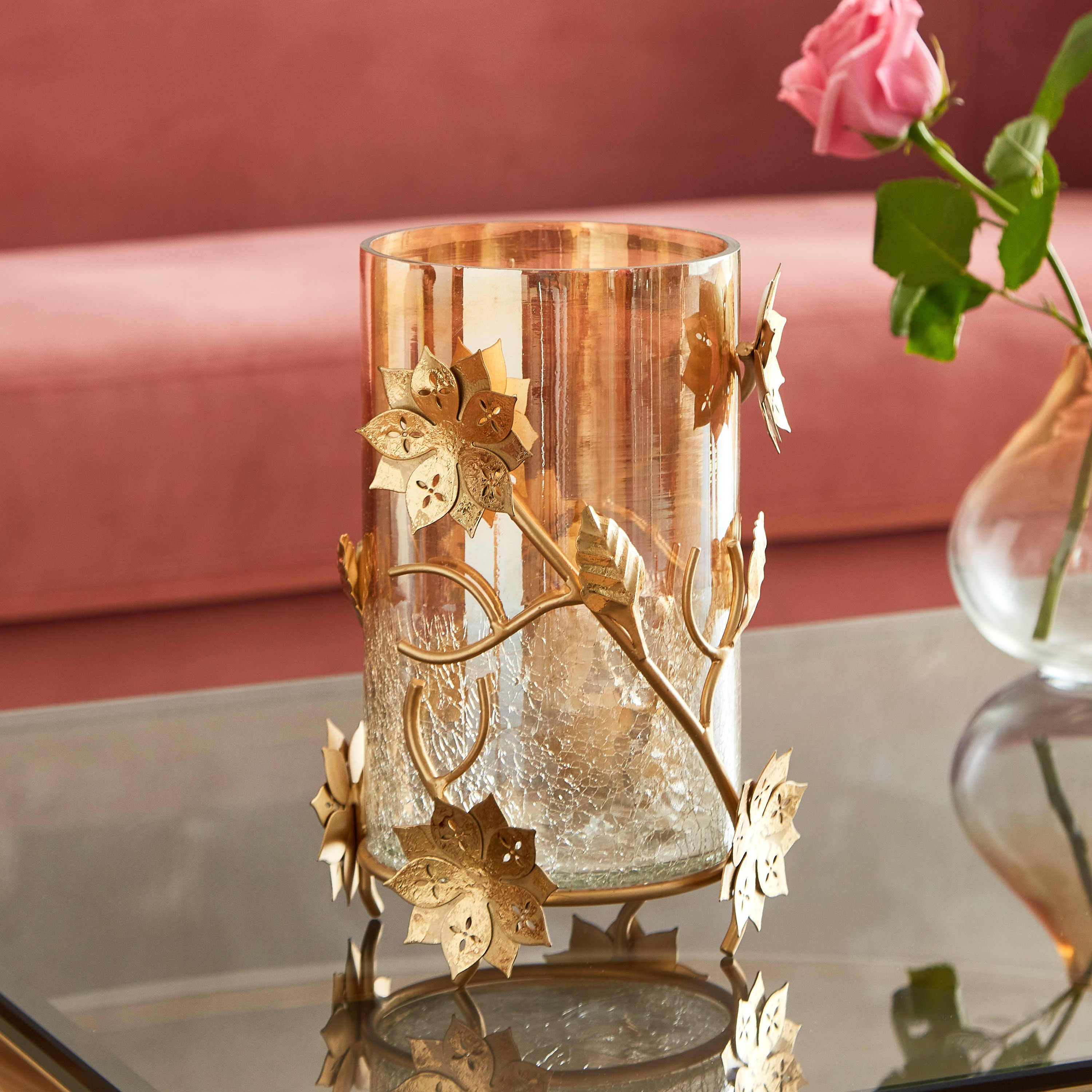 Luminous Lotus Candle Holder - 16x16x24 cm-hbxlivingroom-decorandaccessories-candleholders-image-2