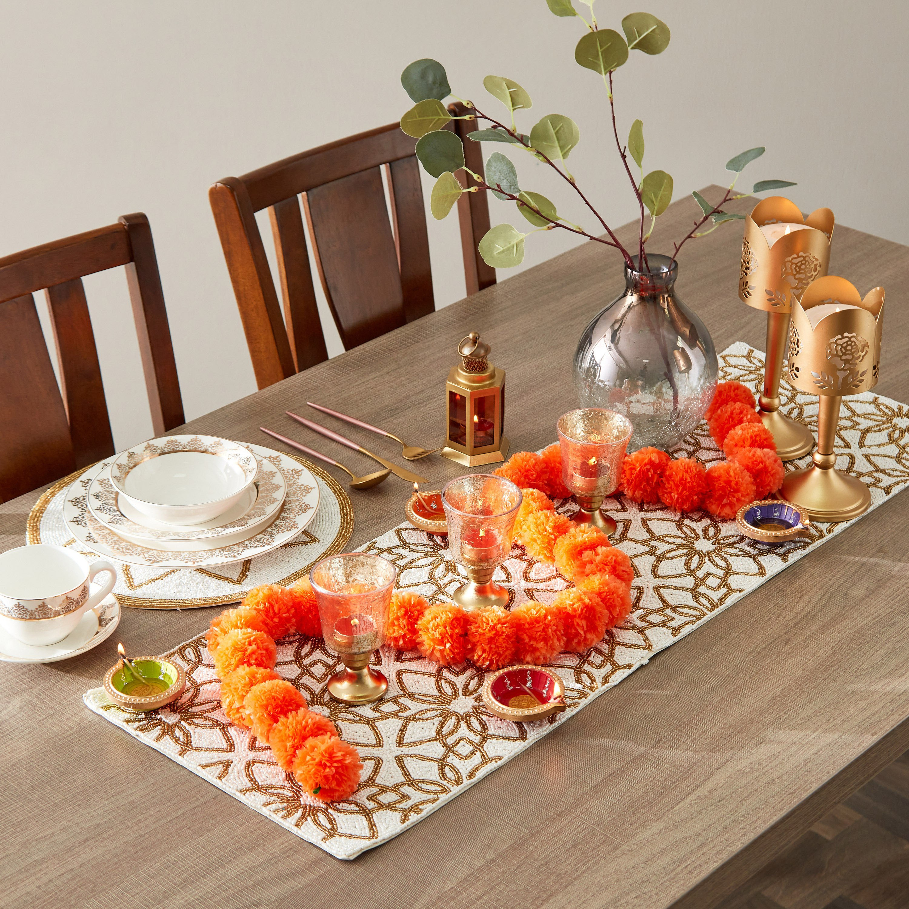 فانوس معدني من كومود - 13x13x14 سم-hbxdecorandfurnishings-homeaccessories-lanterns-image-5
