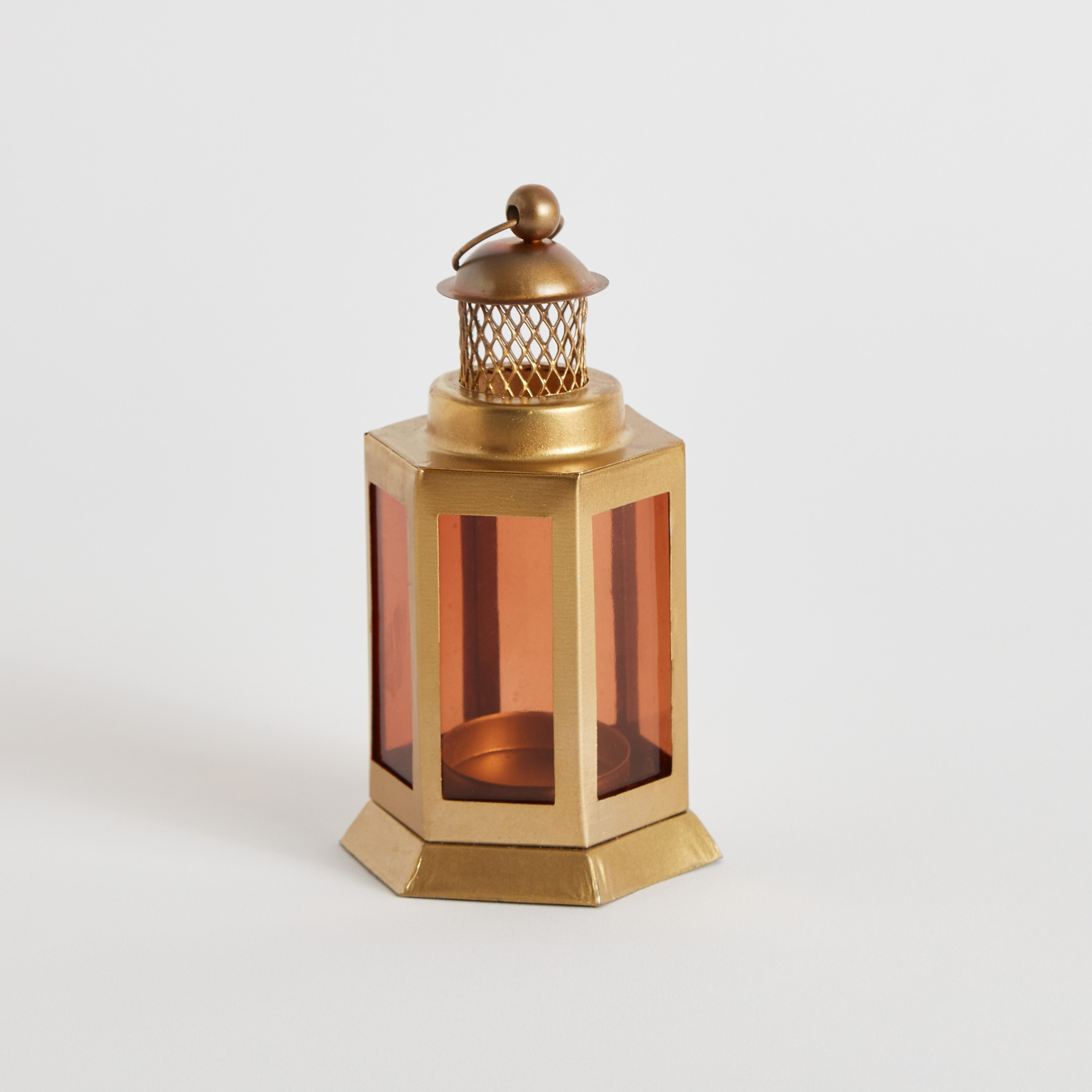 فانوس معدني من كومود - 13x13x14 سم-hbxdecorandfurnishings-homeaccessories-lanterns-image-6