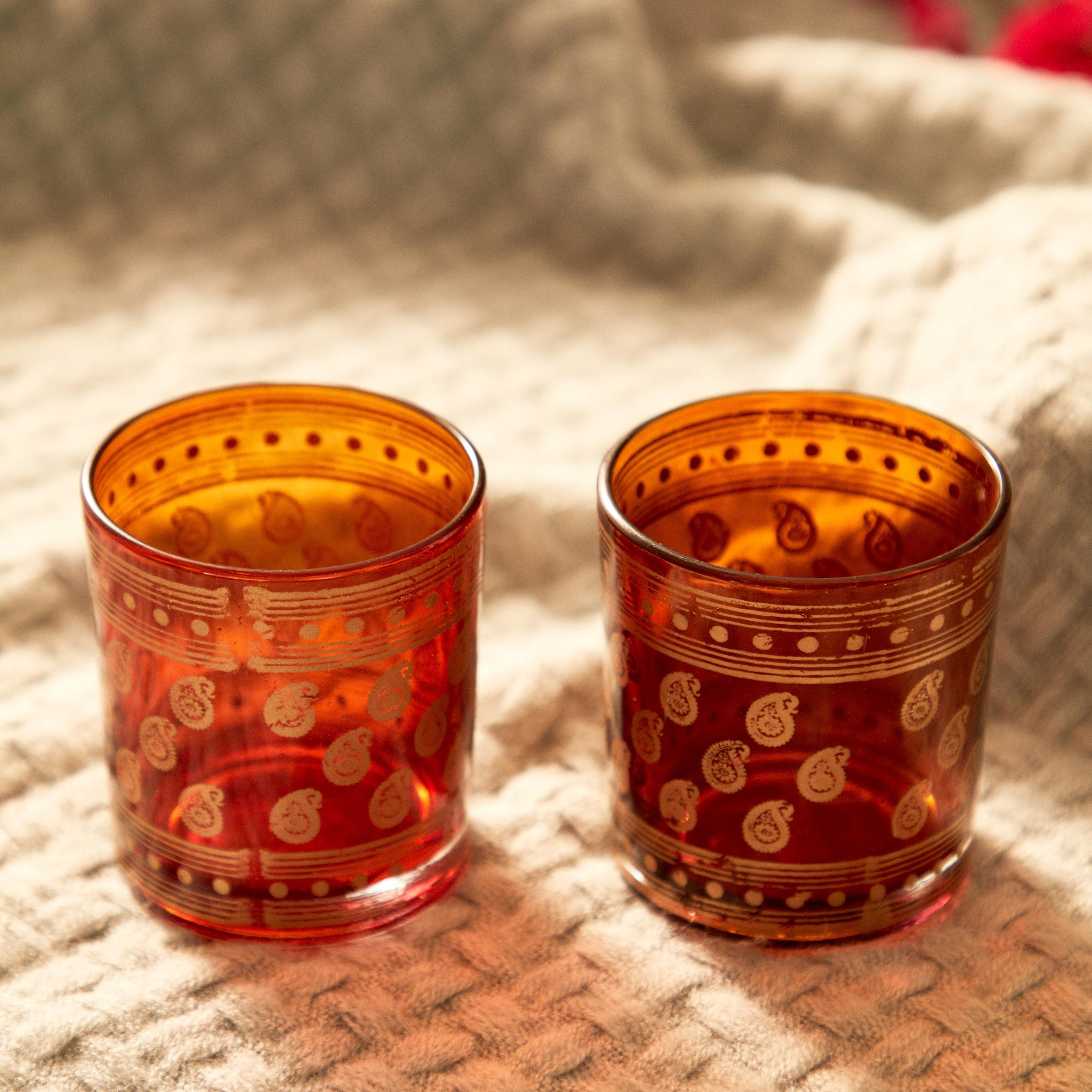 طقم حامل شموع صغيرة قطعتين من إيرا - 7x7x8 سم-hbxlivingroom-decorandaccessories-candleholders-image-2