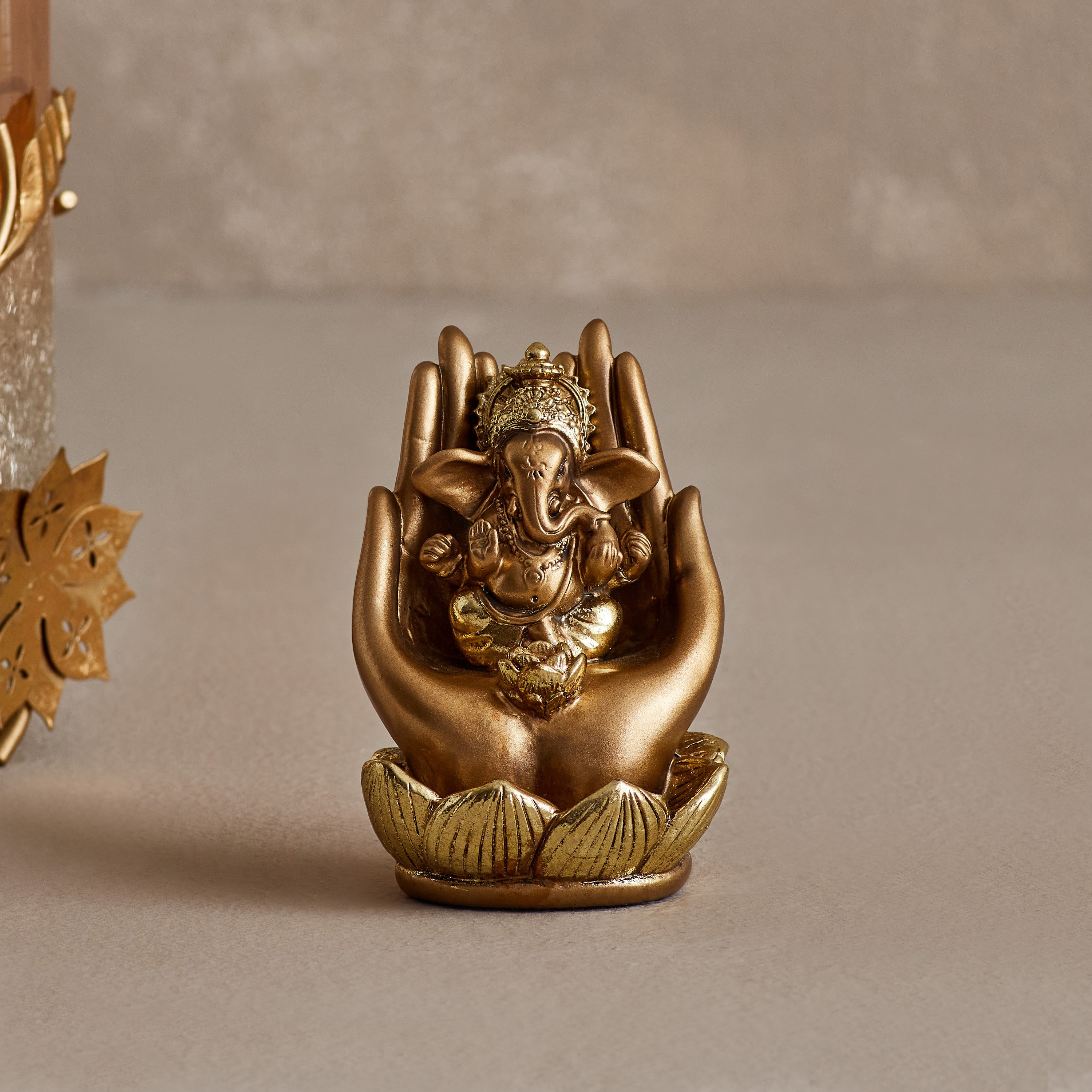 تمثال غانيشا من ديفاين - 8x7.5x11 سم-hbxhomeware-homedecor-figurinesandornaments-image-1