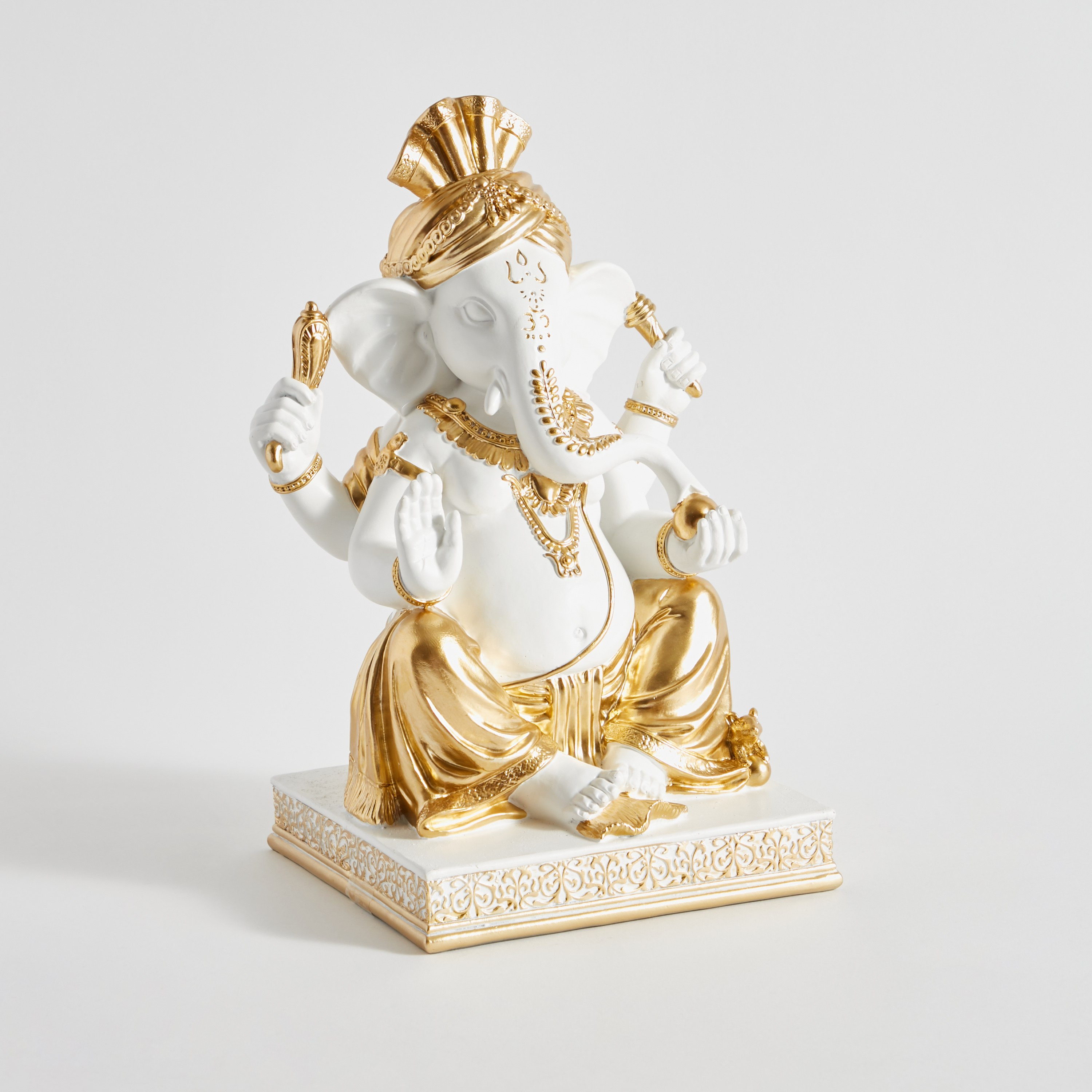 Divine Ganesha Figurine - 21x17x33 cm-hbxhomeware-homedecor-figurinesandornaments-image-6