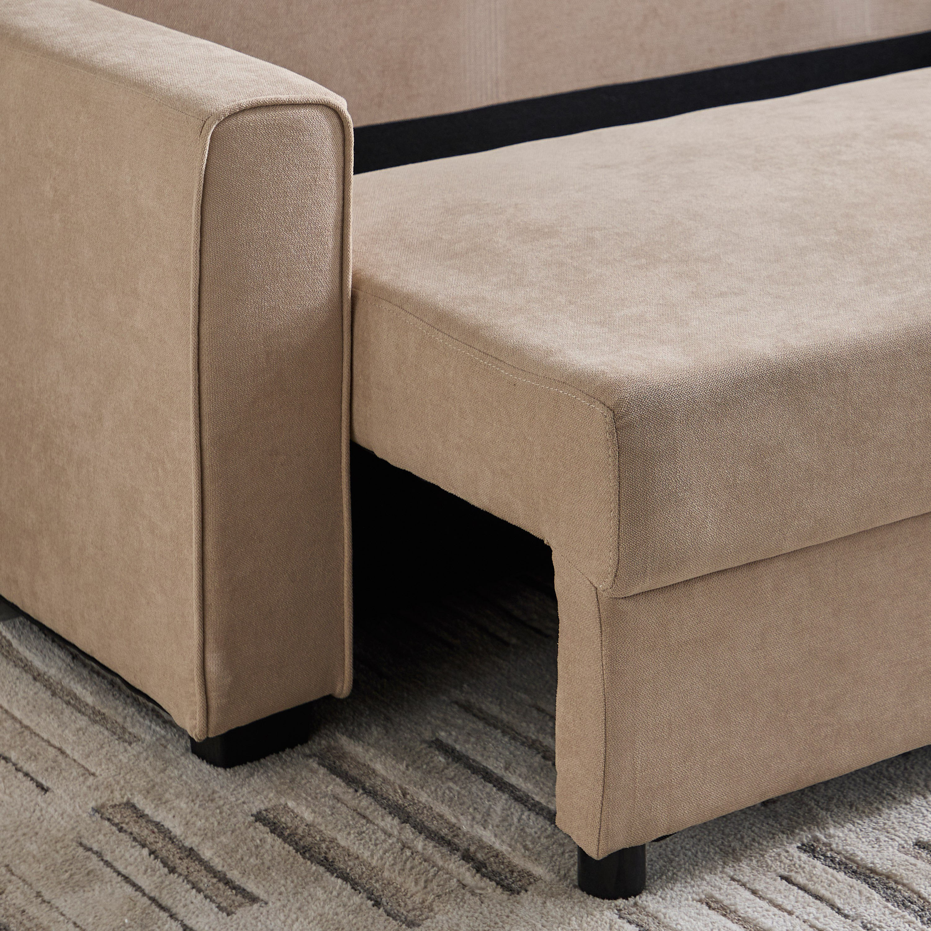كنبة سرير قابلة للسحب 3 مقاعد مع مساحة تخزين و2 وسادة من سايروس-hbxfurniture-sofasandarmchairs-sofabeds-image-10
