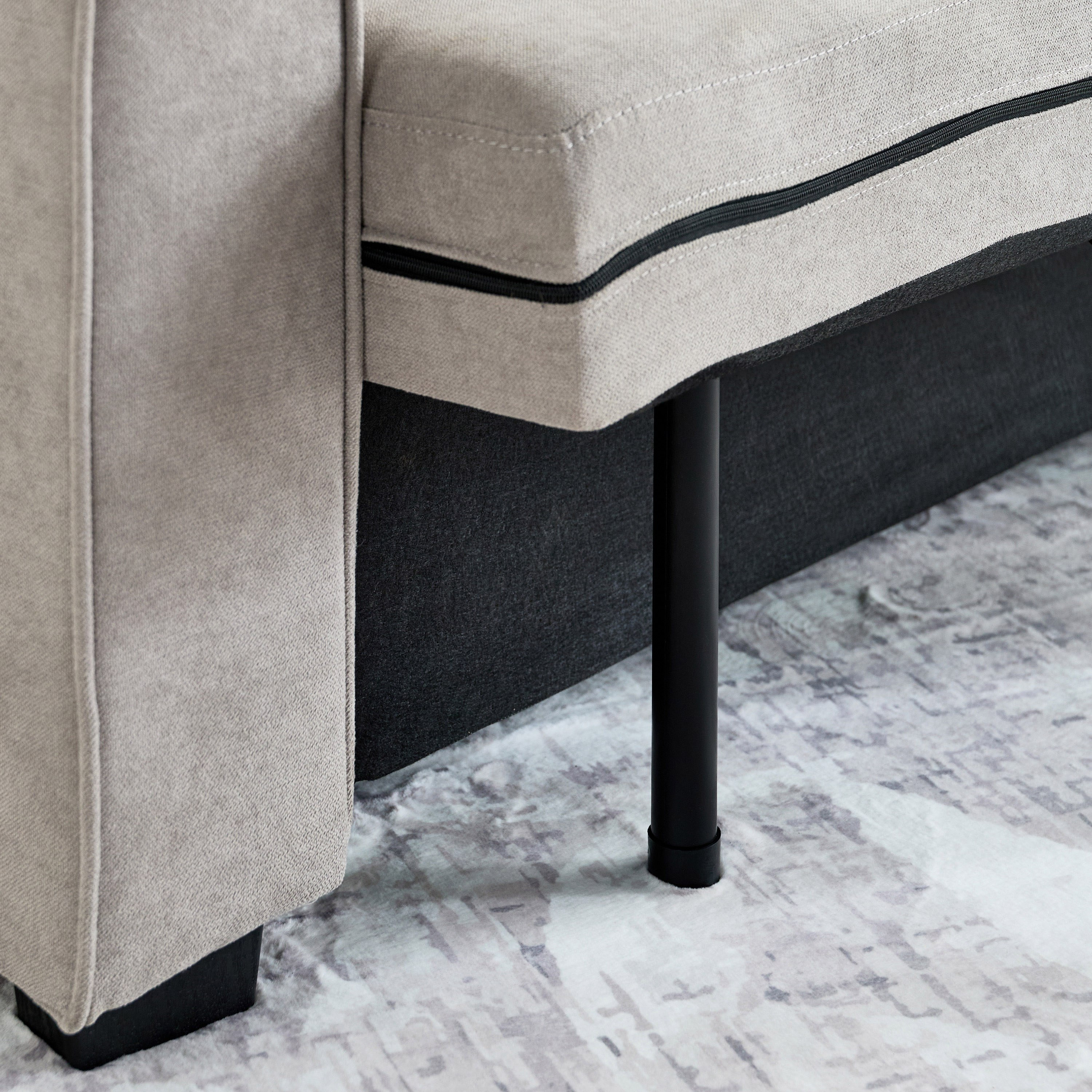 كنبة سرير قابلة للسحب 3 مقاعد مع مساحة تخزين و2 وسادة من سايروس-hbxfurniture-sofasandarmchairs-sofabeds-image-10