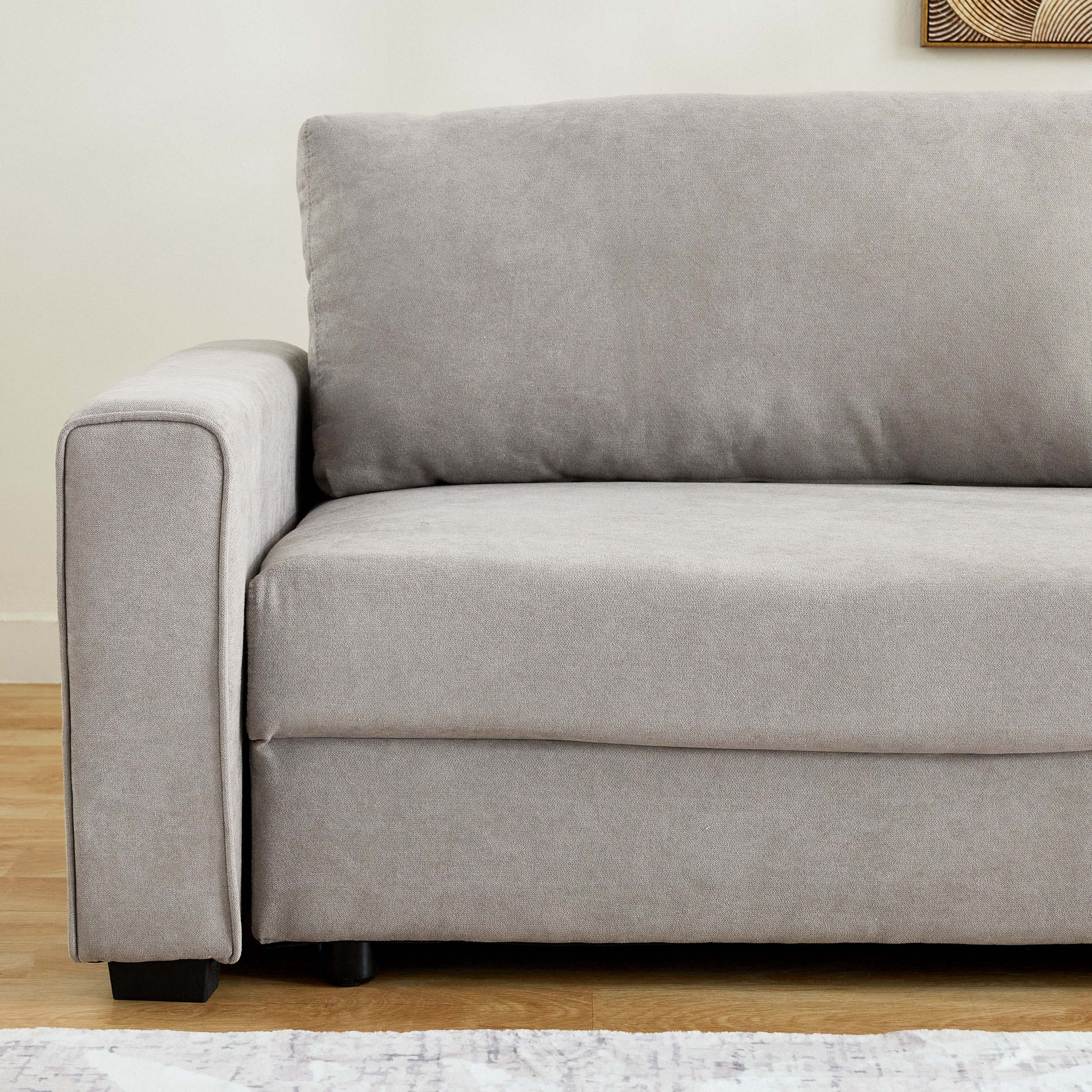 كنبة سرير قابلة للسحب 3 مقاعد مع مساحة تخزين و2 وسادة من سايروس-hbxfurniture-sofasandarmchairs-sofabeds-image-5