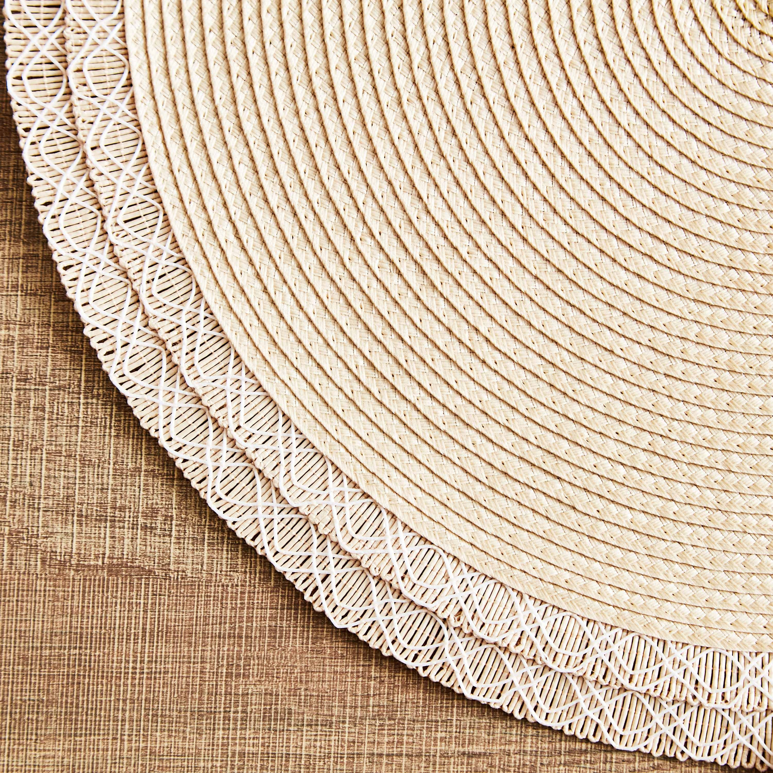 Cedric Polypropylene Round Placemat  - 38 cm-hbxdecorandfurnishings-homefurnishings-tablelinens-image-3