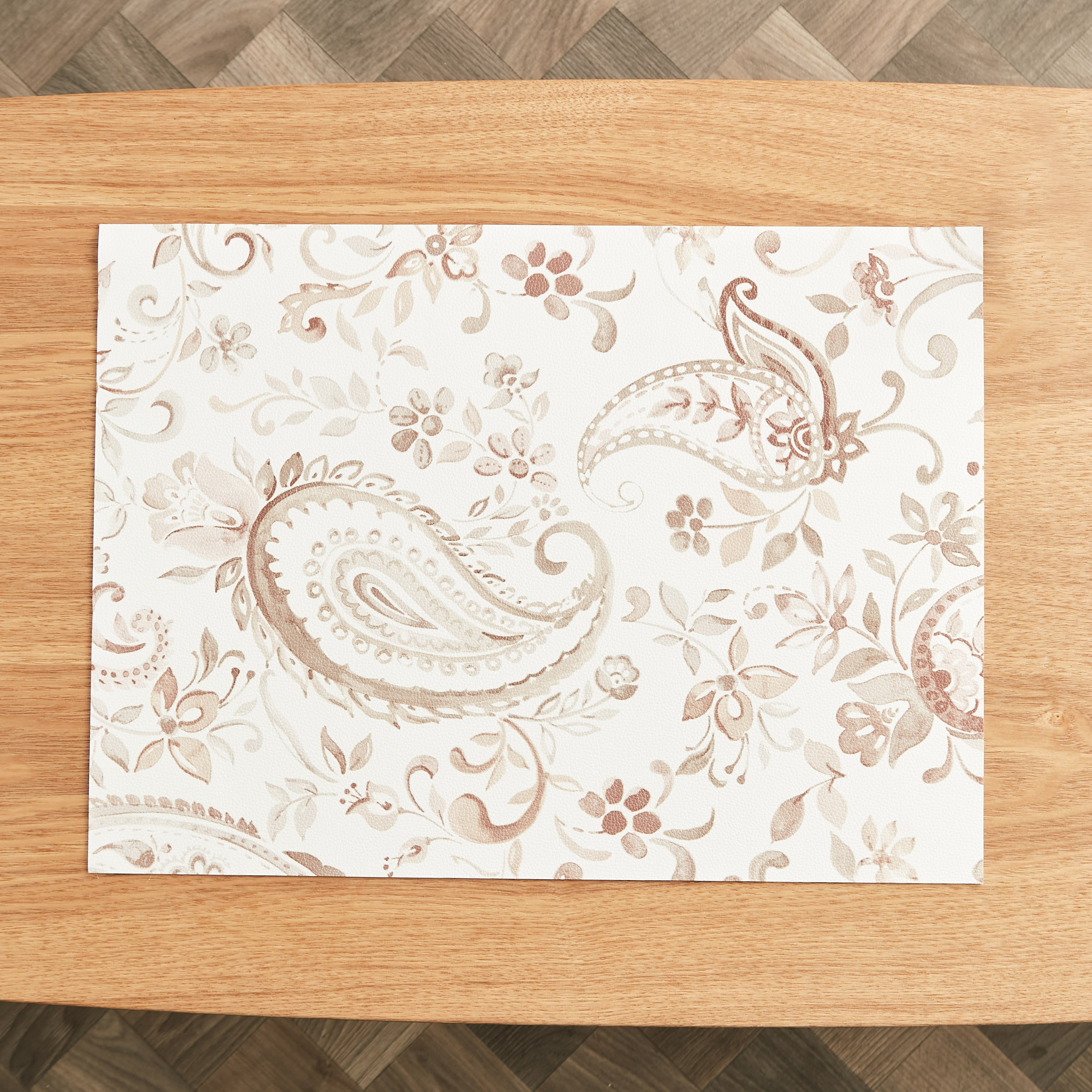 Sianna Paisley Print Placemat - 33x45 cm-hbxdecorandfurnishings-homefurnishings-tablelinens-image-1