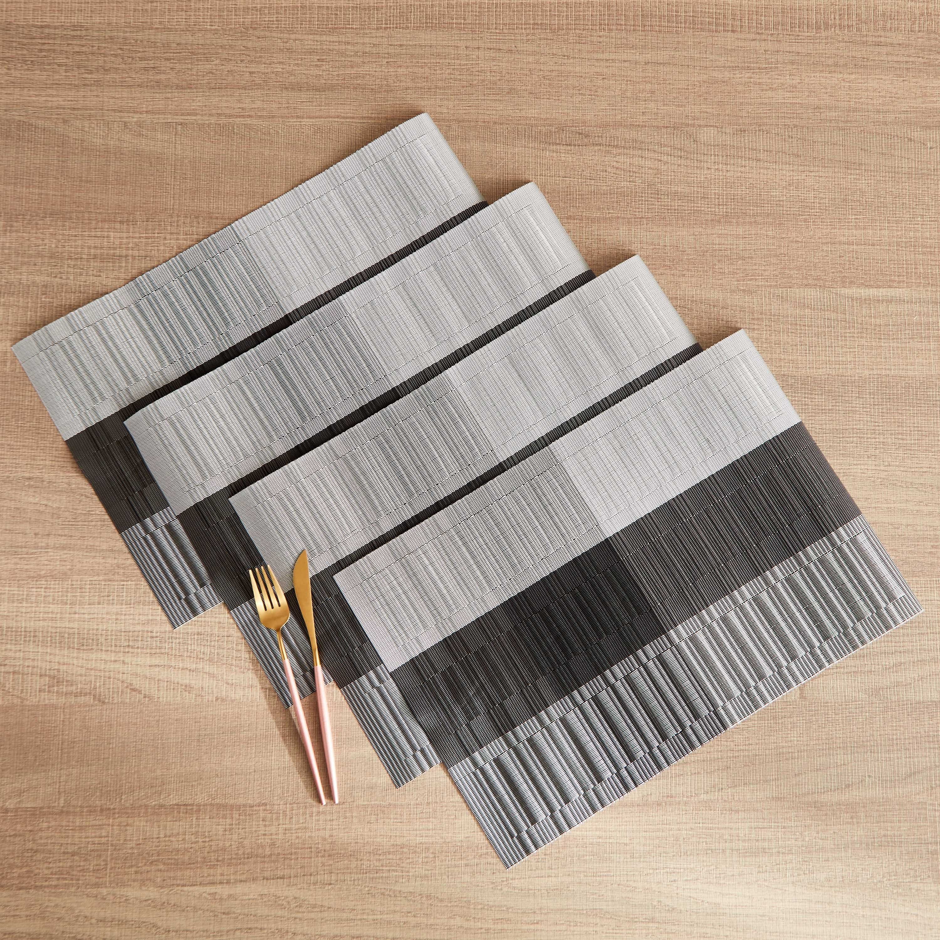 طقم لبادات صحون 4 قطع من كينجي - 30x45 سم-hbxdecorandfurnishings-homefurnishings-tablelinens-image-1