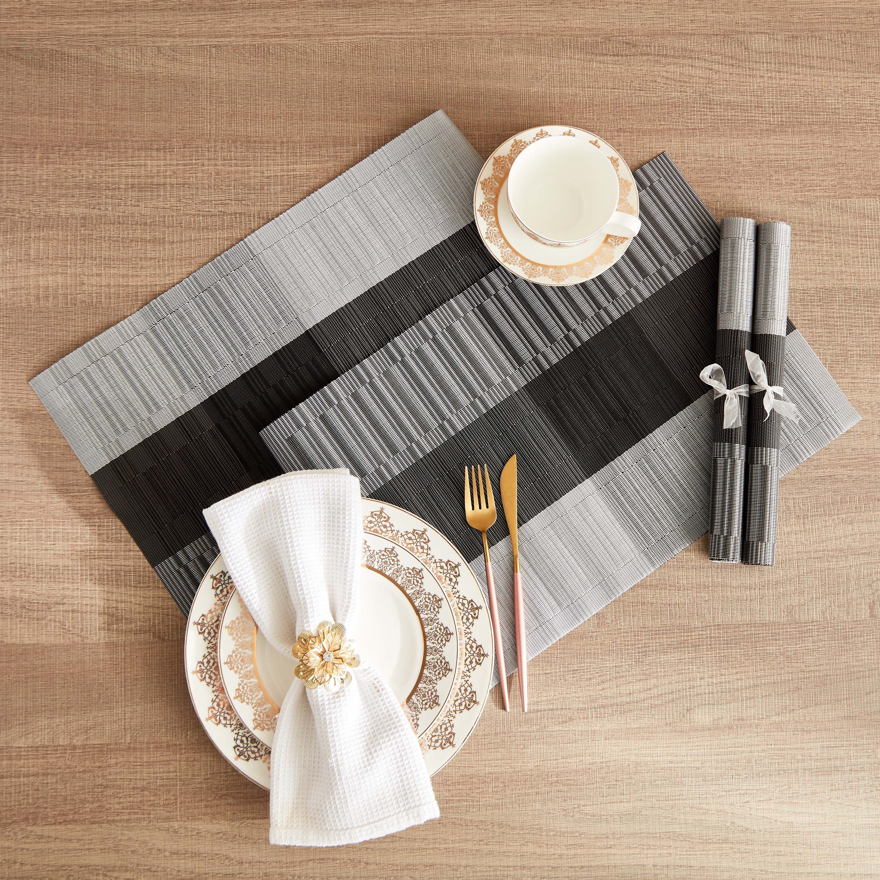 طقم لبادات صحون 4 قطع من كينجي - 30x45 سم-hbxdecorandfurnishings-homefurnishings-tablelinens-image-5