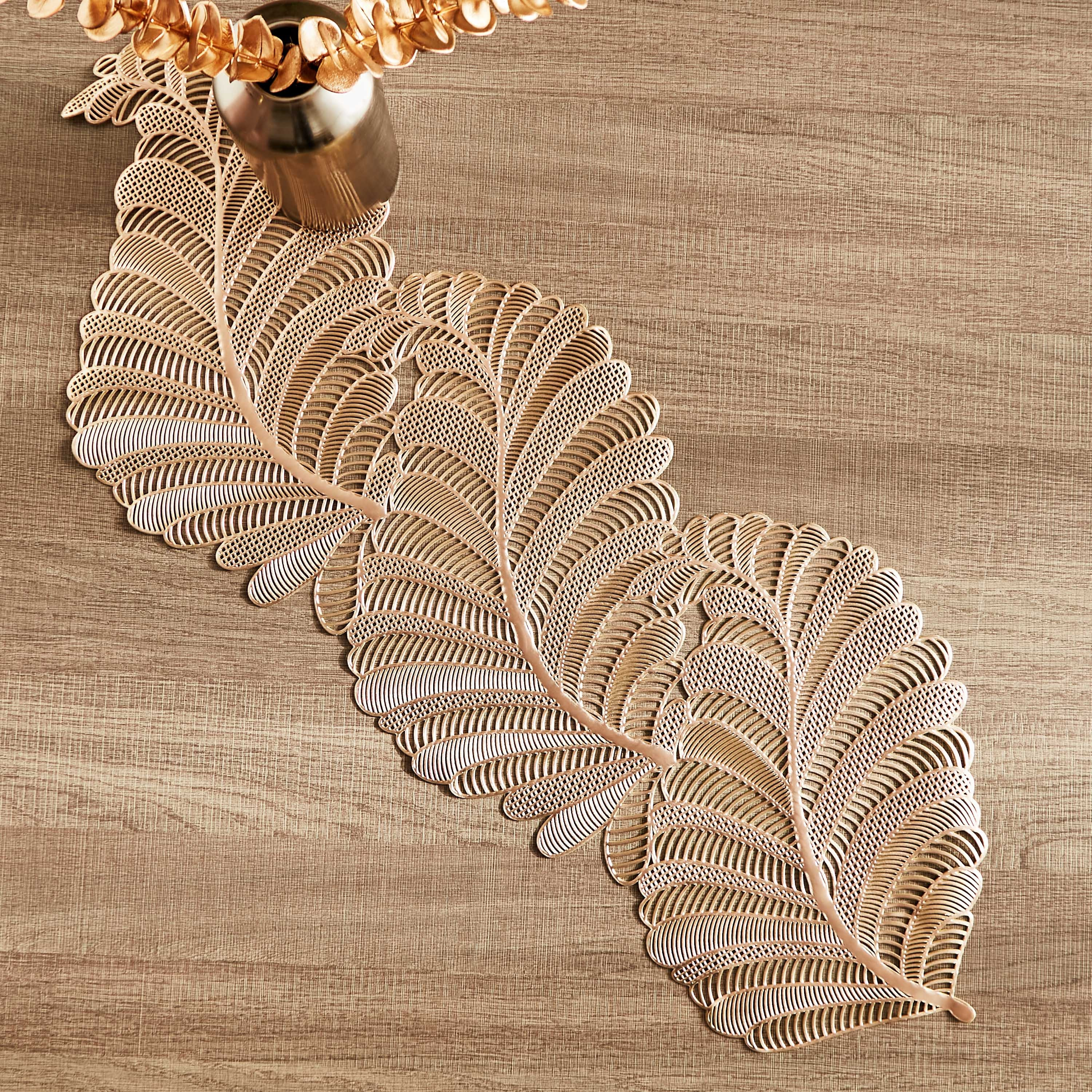 Leaf Runner - 33x92 cm-hbxdecorandfurnishings-homefurnishings-tablelinens-image-1
