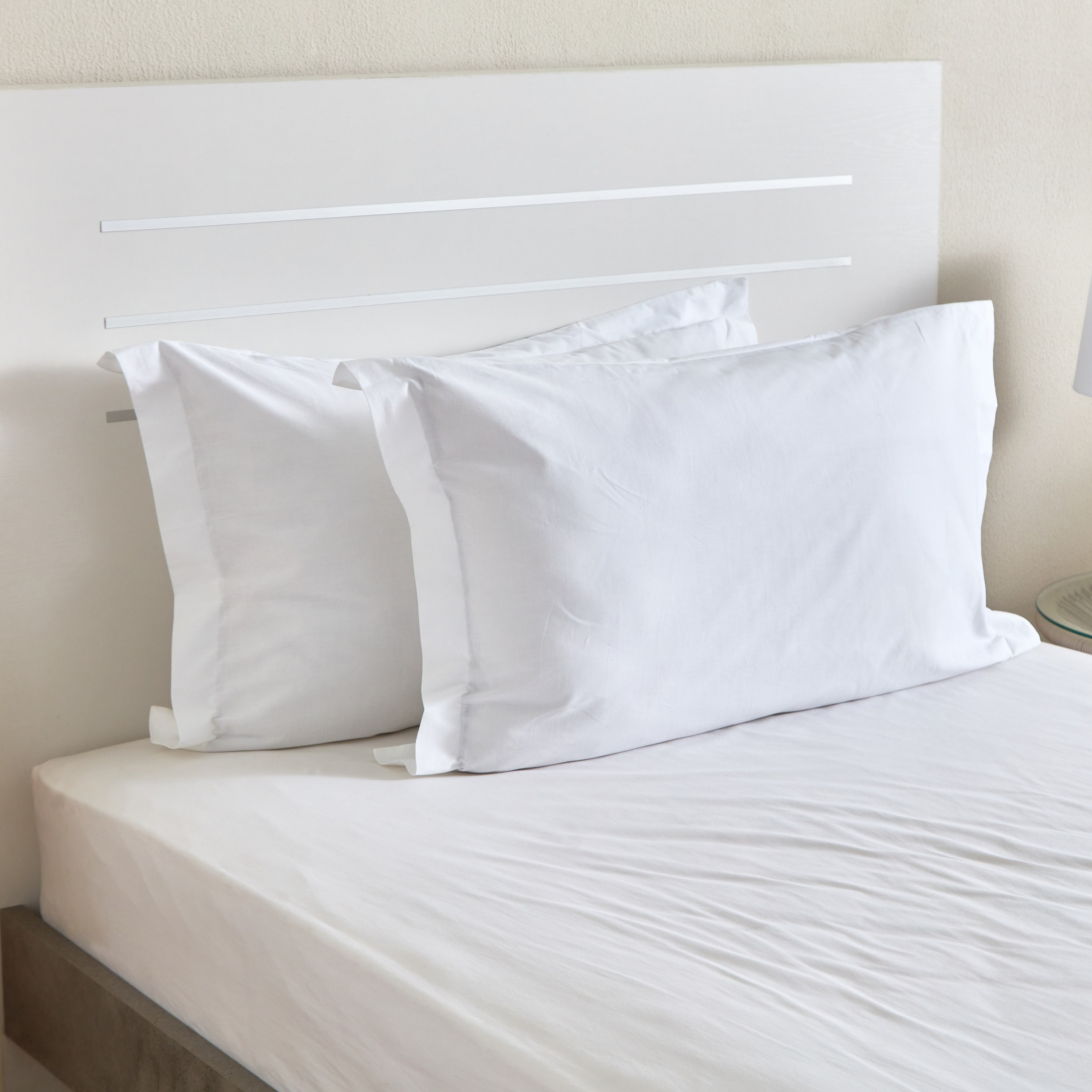 طقم غطاء وسادة أكسفورد قطن سادة قطعتين من زينيث - 75x50 سم-hbxhomeware-hbxbedroom-image-1