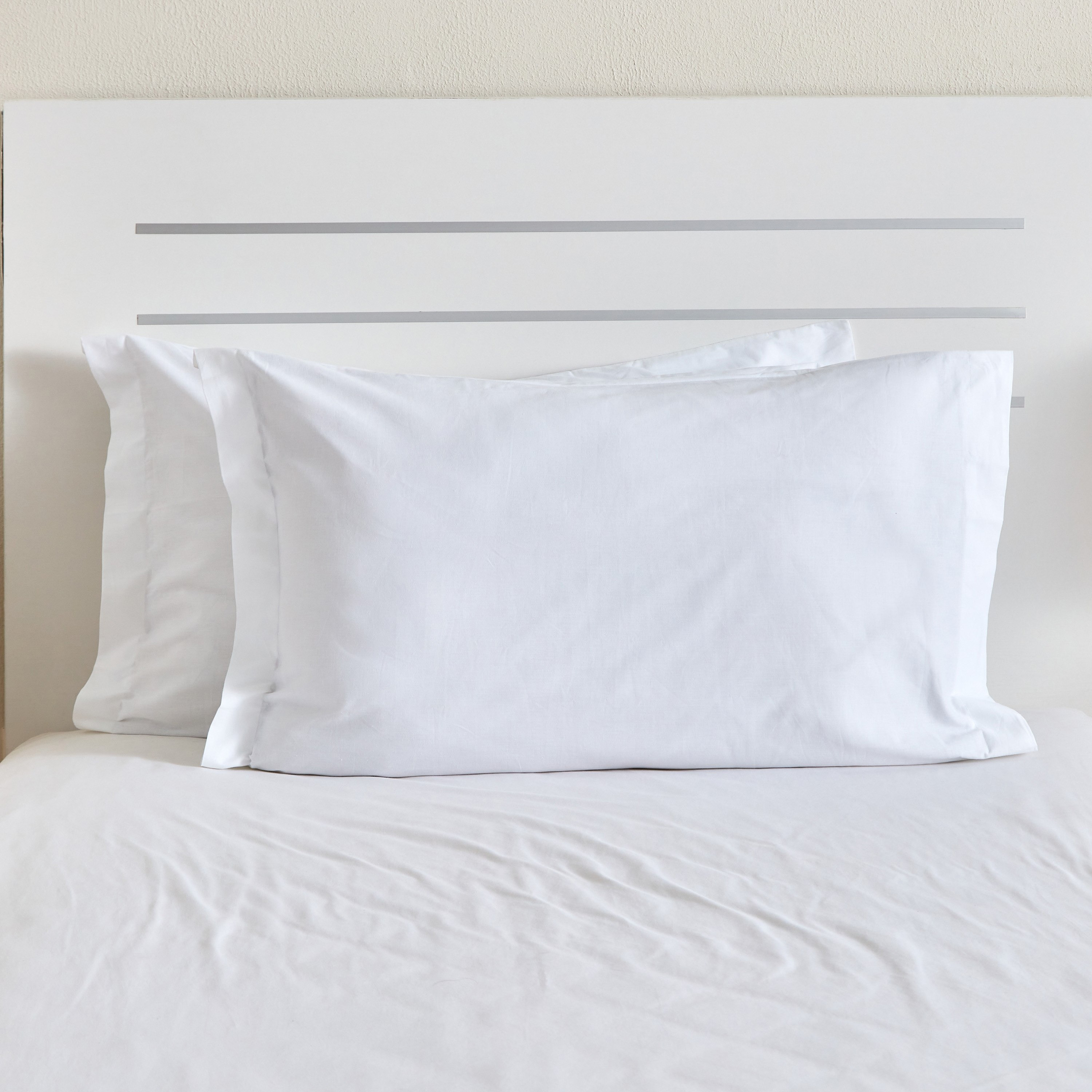 طقم غطاء وسادة أكسفورد قطن سادة قطعتين من زينيث - 75x50 سم-hbxhomeware-hbxbedroom-image-2