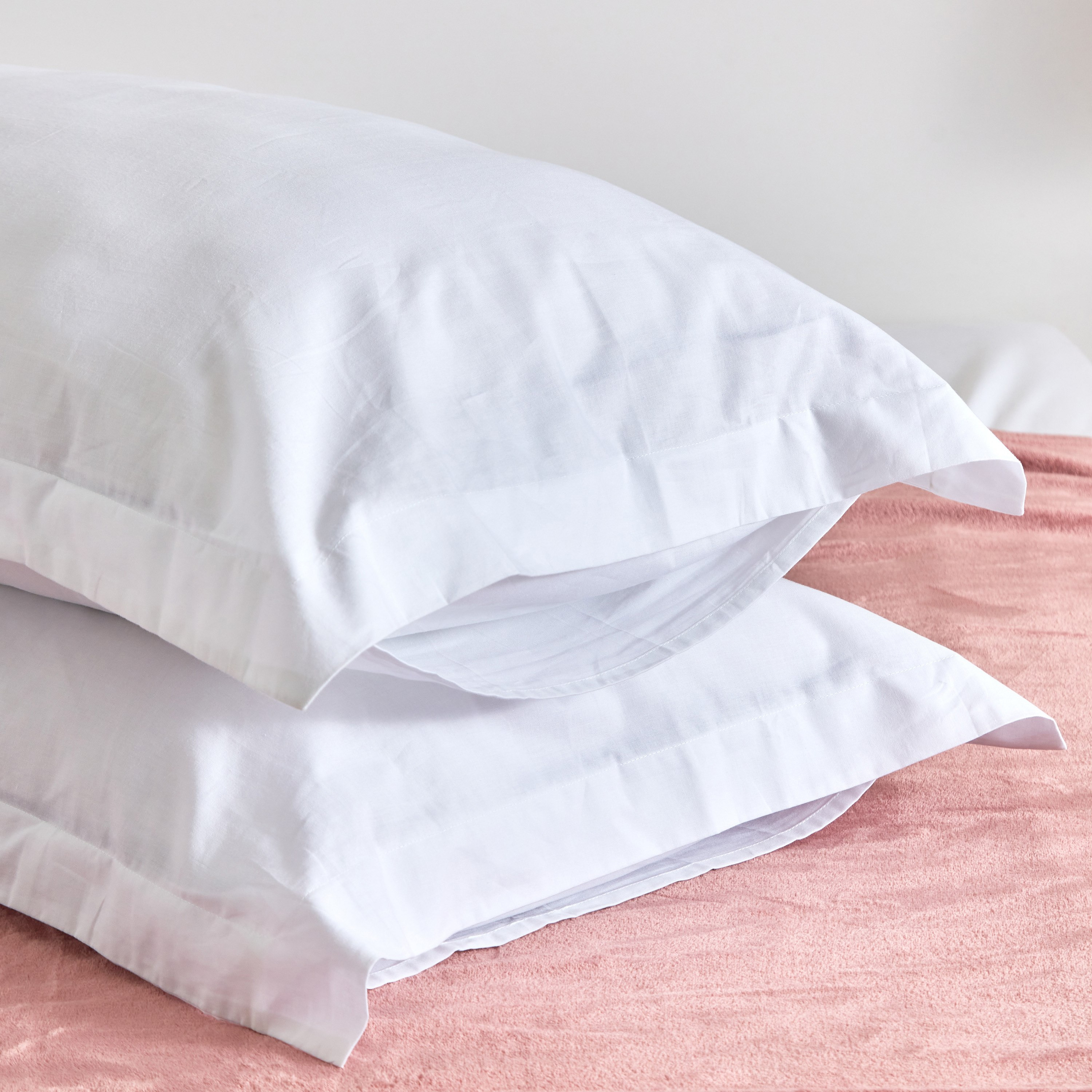 طقم غطاء وسادة أكسفورد قطن سادة قطعتين من زينيث - 75x50 سم-hbxhomeware-hbxbedroom-image-4