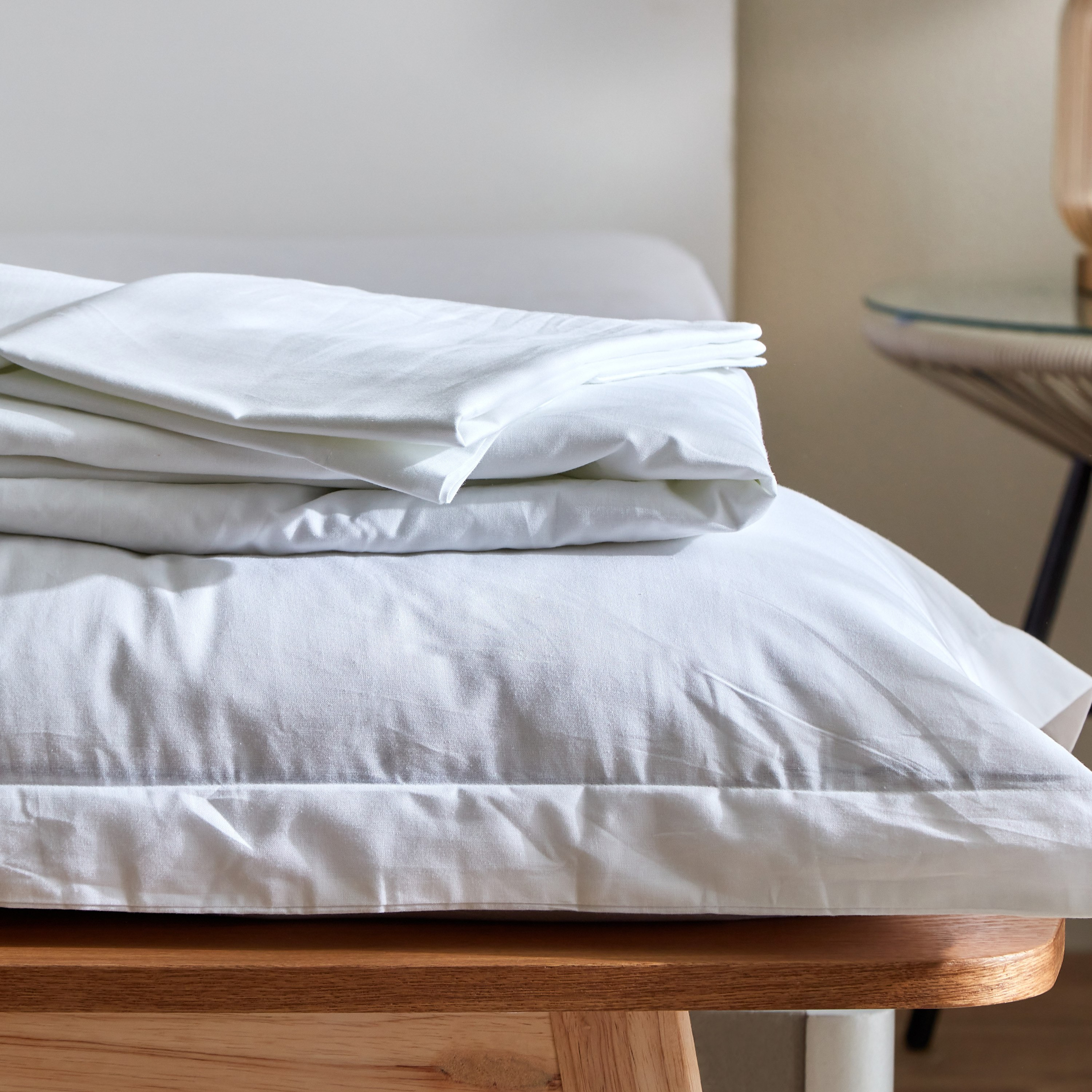 طقم غطاء وسادة أكسفورد قطن سادة قطعتين من زينيث - 75x50 سم-hbxhomeware-hbxbedroom-image-6