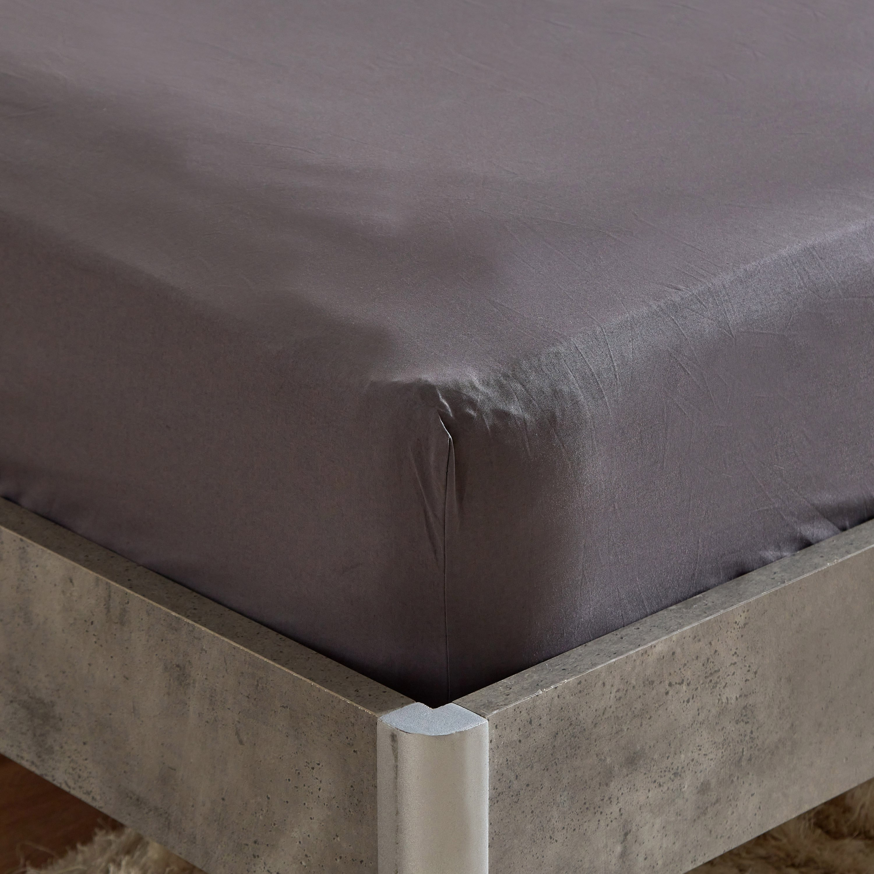 شرشف مطاطي فردي قطن سادة من زينيث - 90x200+25 سم-hbxhomeware-hbxbedroom-image-5