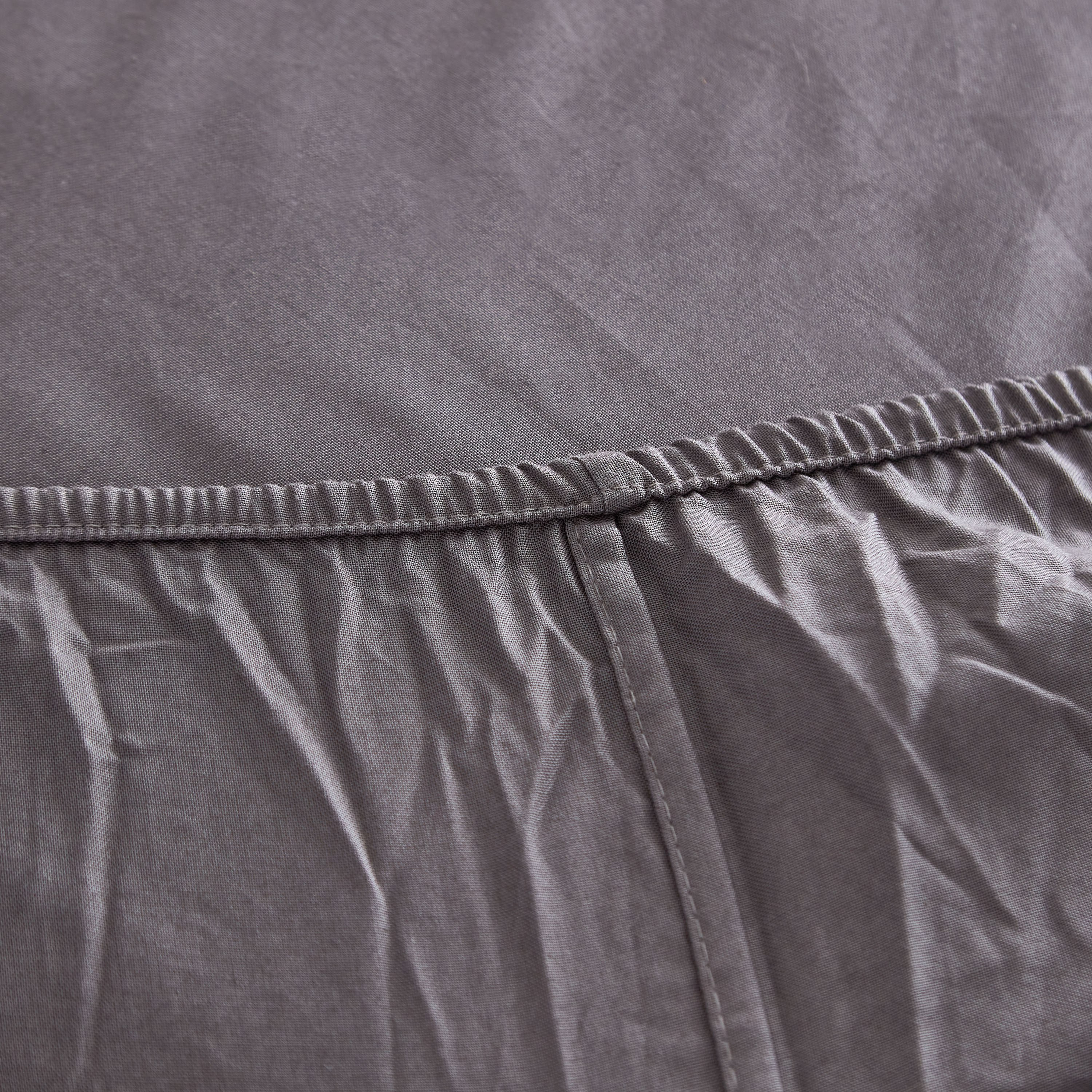 Zenith Solid Cotton Queen Fitted Sheet - 150x200+33 cm-hbxhomeware-hbxbedroom-image-6