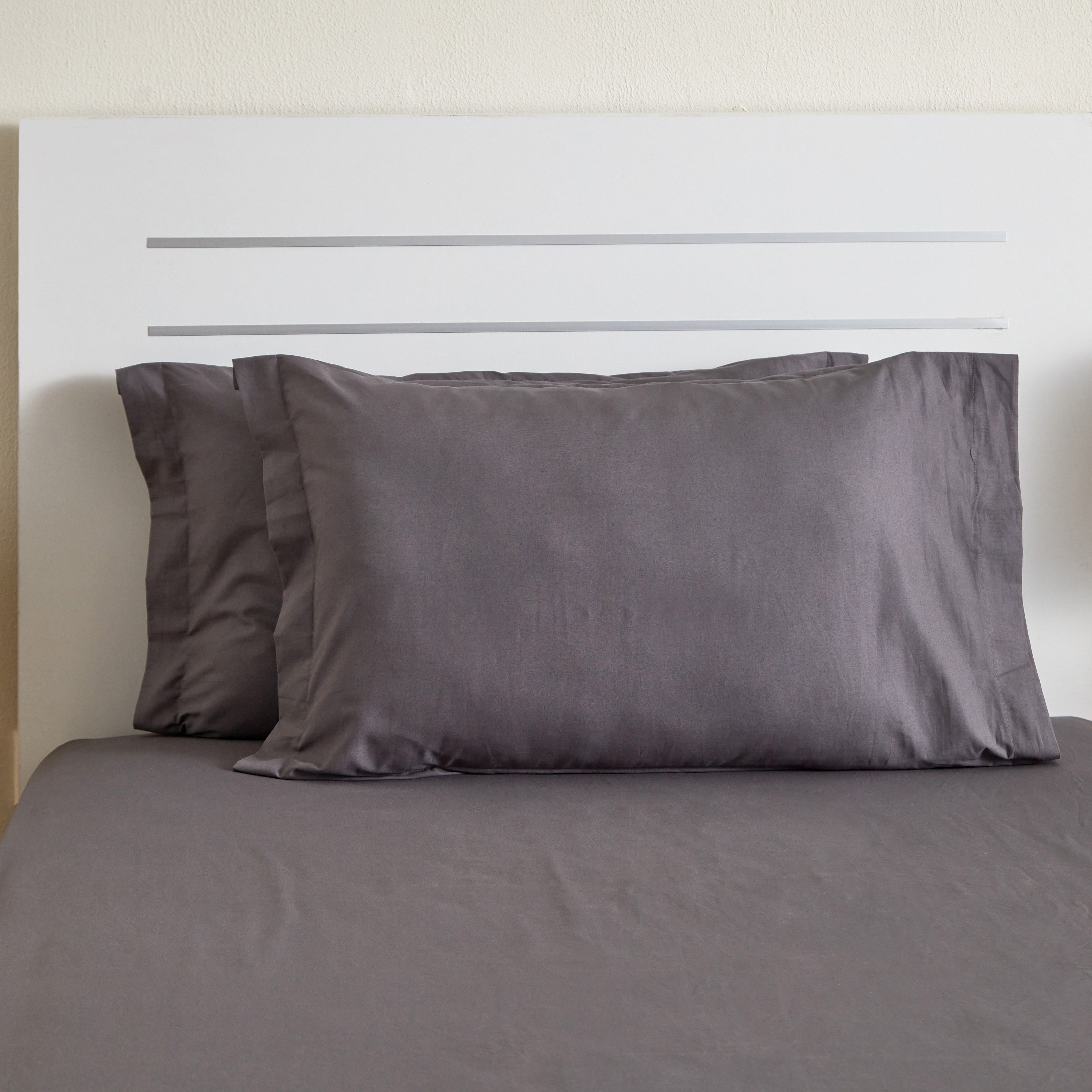 طقم غطاء وسادة أكسفورد قطن سادة من قطعتين من زينيث - 50x75 سم-hbxhomeware-hbxbedroom-image-2