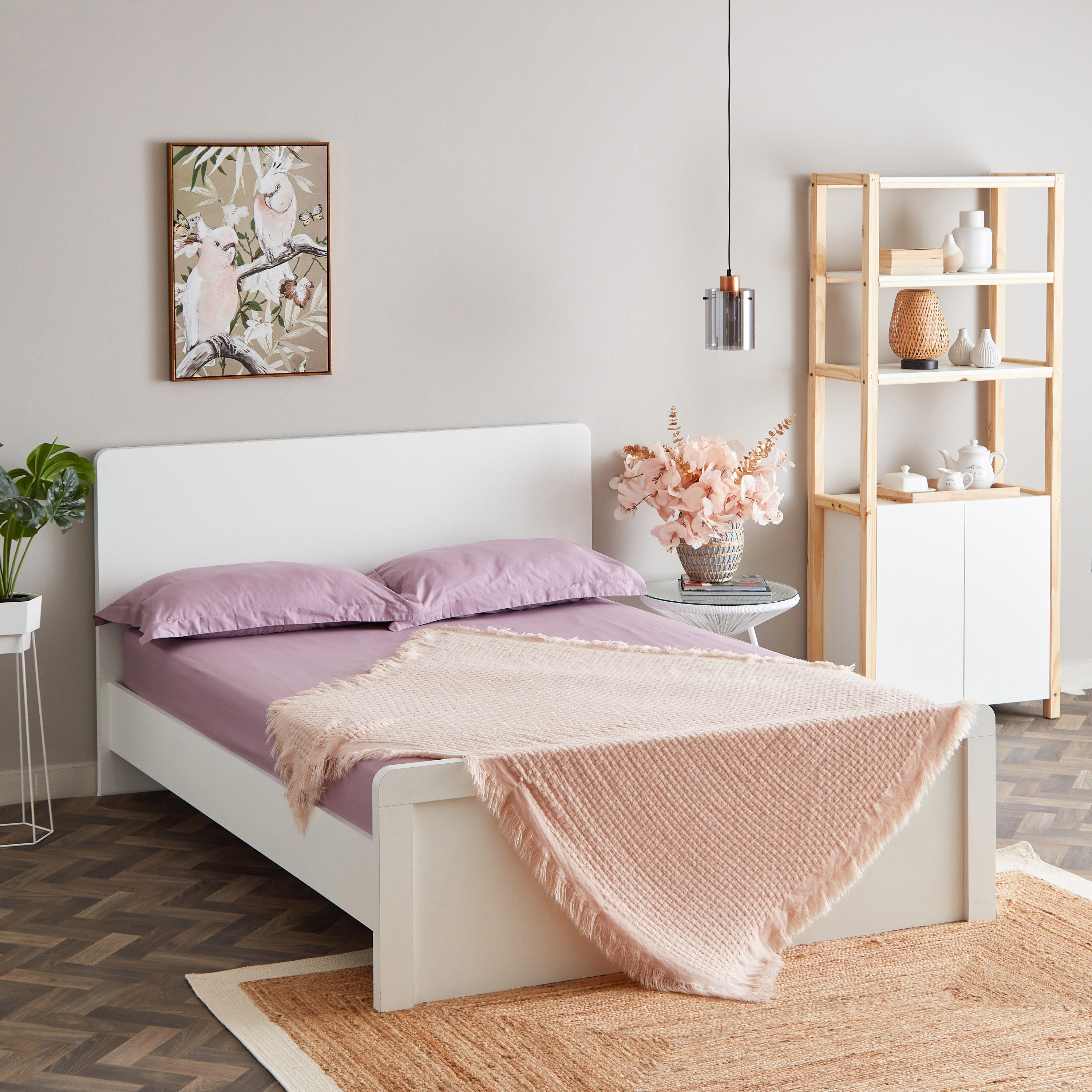 شرشف مطاطي كوين قطن سادة من زينيث - 150x200+33 سم-hbxhomeware-hbxbedroom-image-7