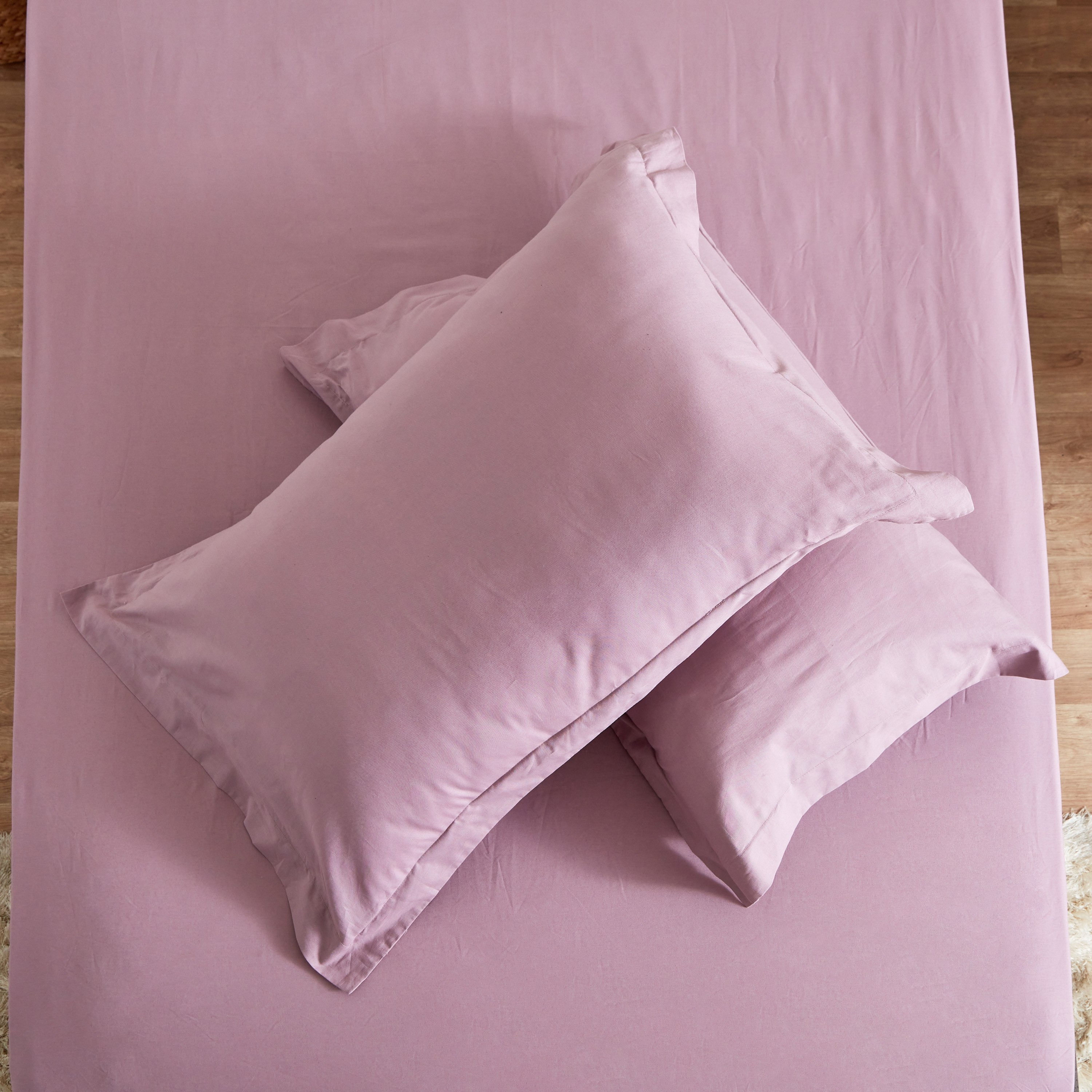 طقم غطاء وسادة أكسفورد قطن سادة من قطعتين من زينيث - 50x75 سم-hbxhomeware-hbxbedroom-image-3