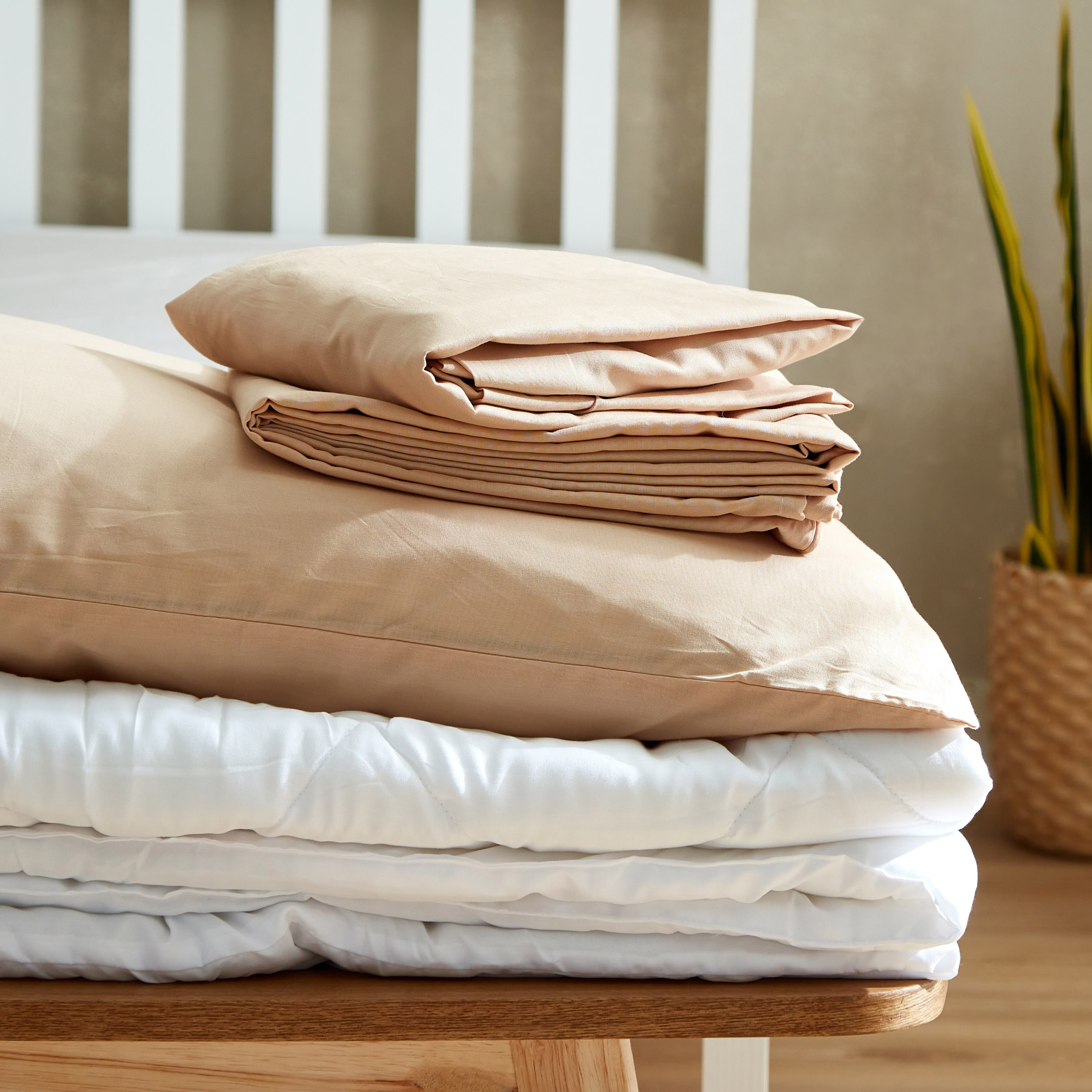 شرشف مطاطي فردي قطن سادة من زينيث - 90x200+25 سم-hbxhomeware-hbxbedroom-image-8