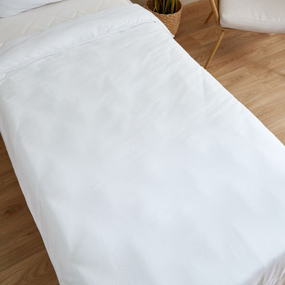 Zenith 3-Piece Solid Cotton Single Duvet Cover Set - 135x220 cm