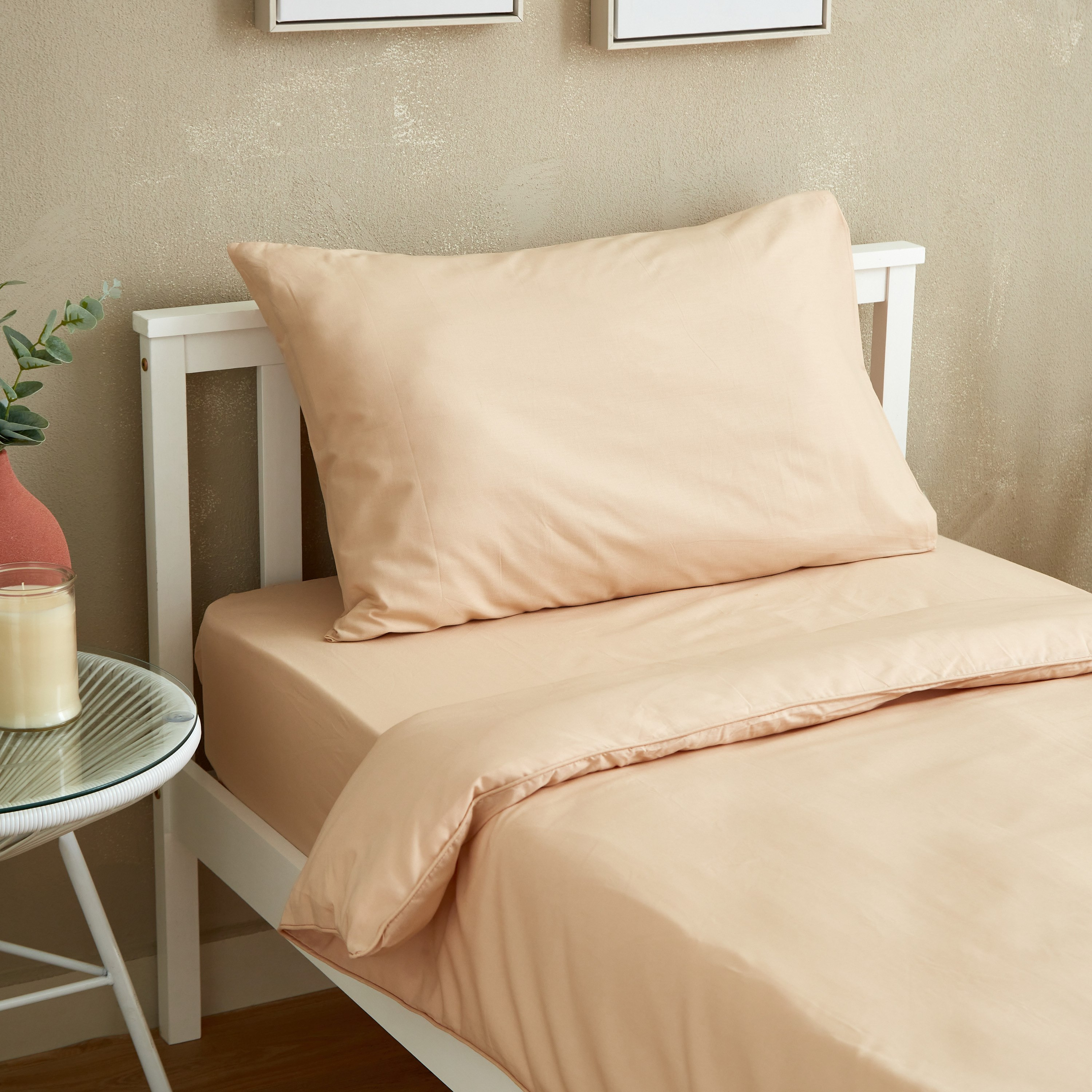 طقم غطاء لحاف قطن فردي سادة 3 قطع من زينيث - 135x220 سم-hbxhomeware-bedding-duvetcovers-image-5