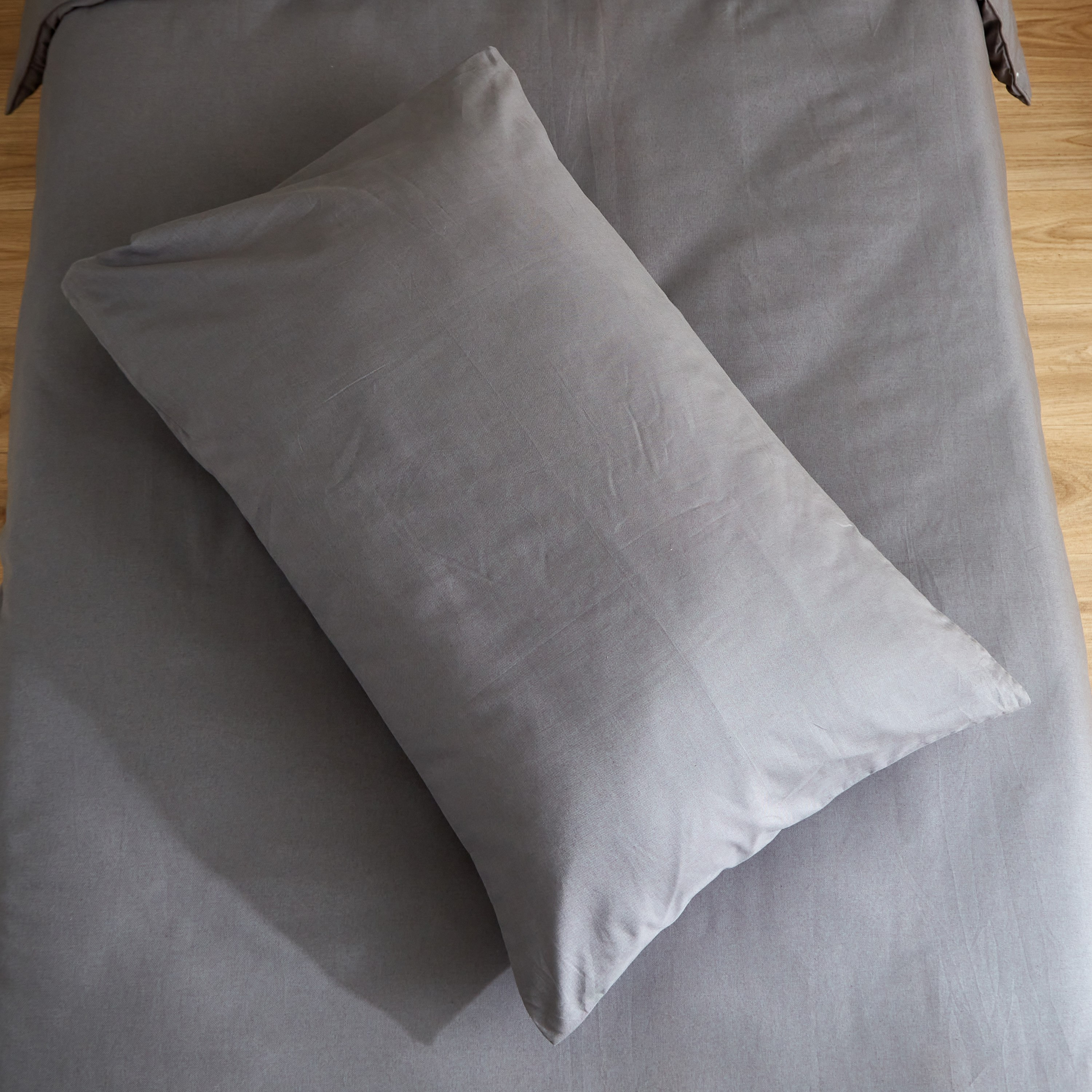 طقم غطاء لحاف قطن فردي سادة 3 قطع من زينيث - 135x220 سم-hbxhomeware-bedding-duvetcovers-image-6