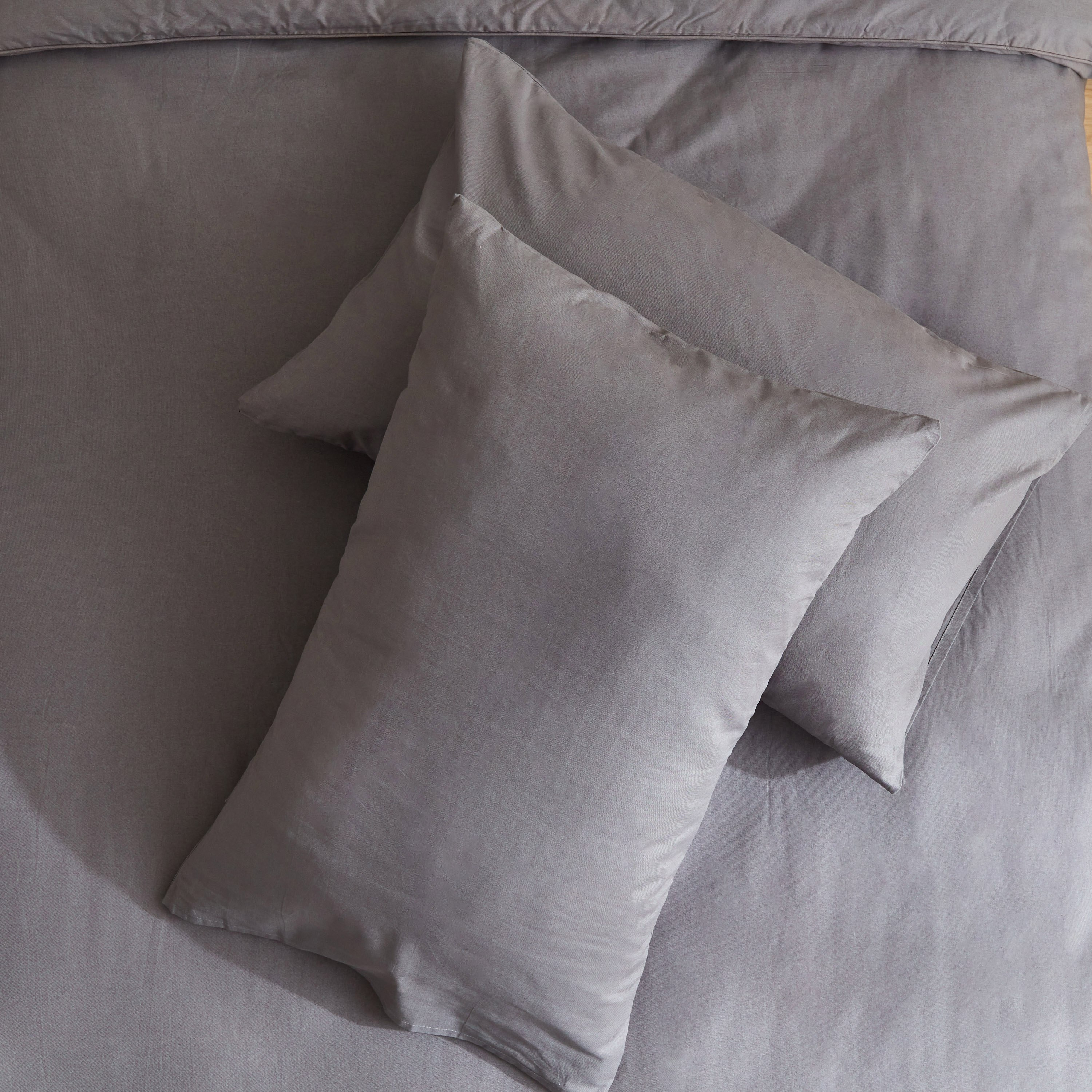 طقم غطاء لحاف قطن سادة مزدوج 4 قطع من زينيث - 160x220 سم-hbxhomeware-hbxdecorandfurnishings-image-5