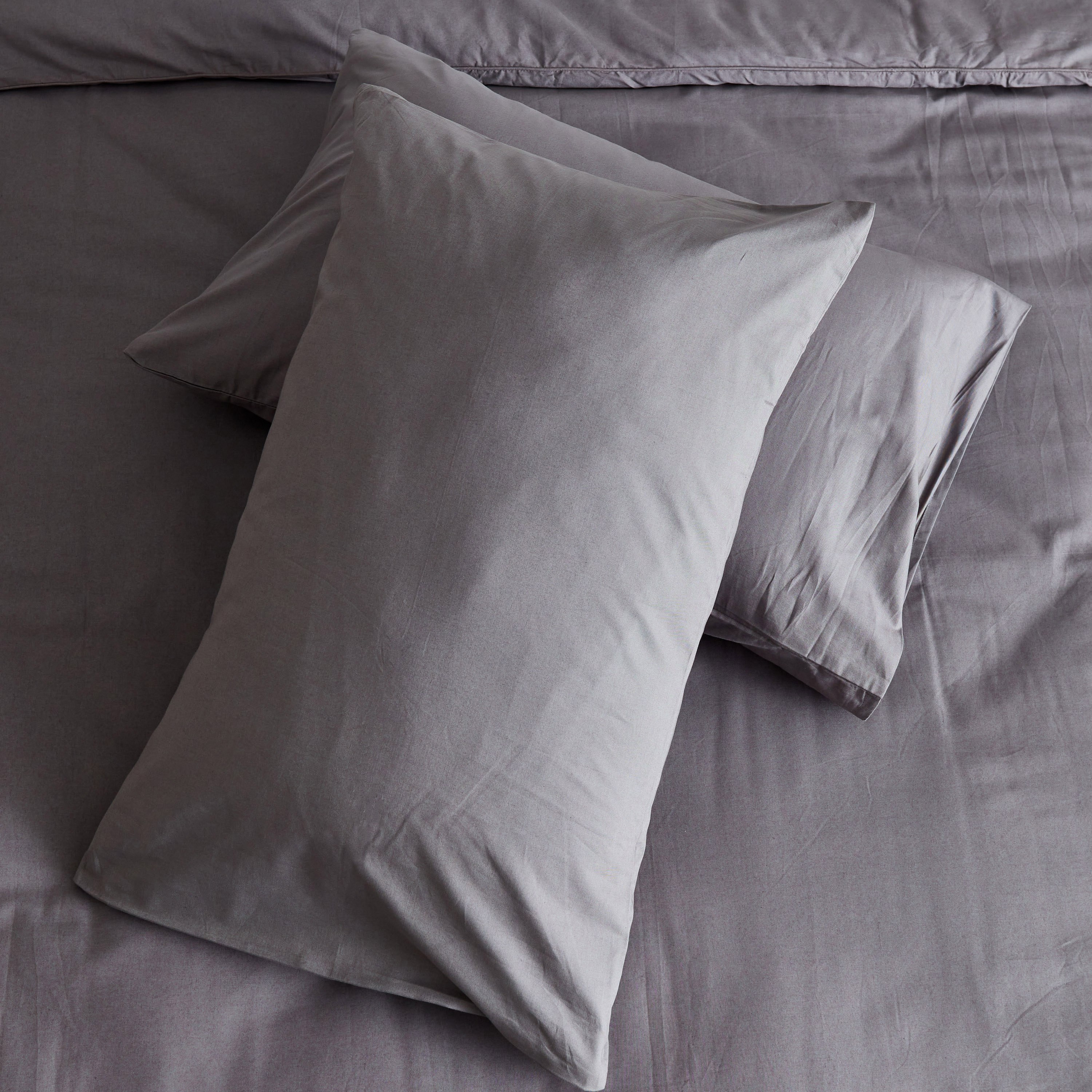 طقم غطاء لحاف كوين قطن سادة 4 قطع من زينيث - 200x240 سم-hbxhomeware-hbxdecorandfurnishings-image-5