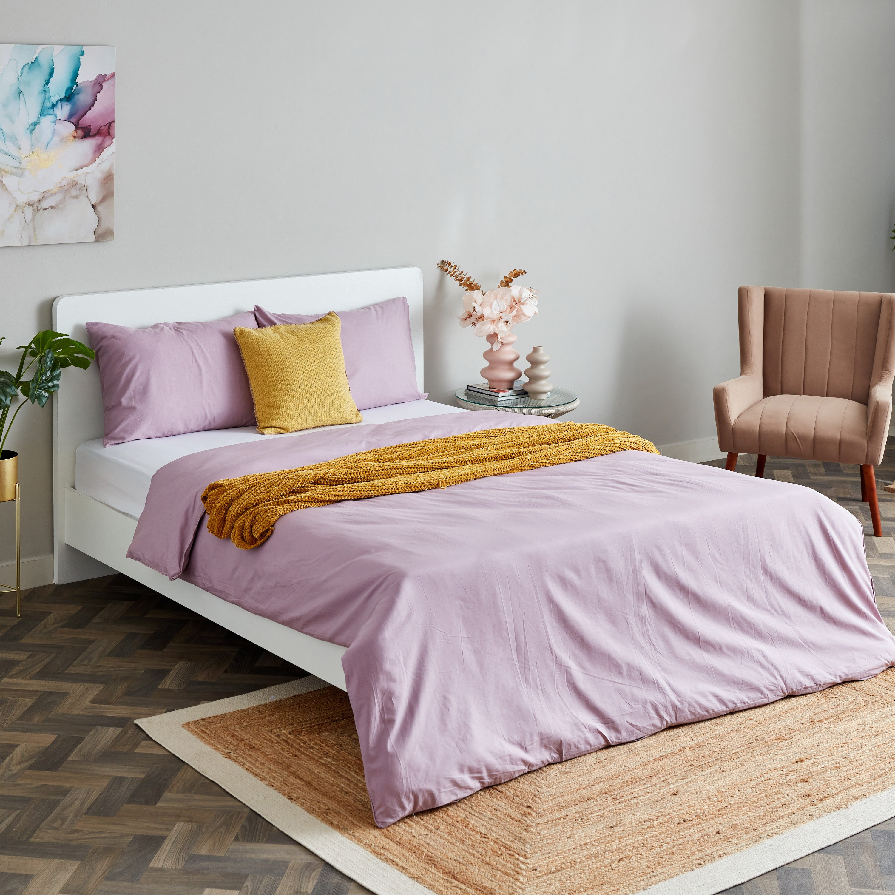 طقم غطاء لحاف كوين قطن سادة 4 قطع من زينيث - 200x240 سم-hbxhomeware-hbxdecorandfurnishings-image-9