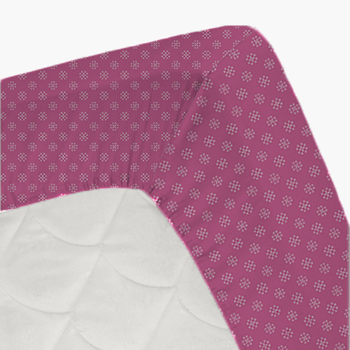 شرشف مطّاطي كوين قطن بطبعات فراشة من زايلا - 150x200+33cms سم-hbxhomeware-hbxbedroom-image-3