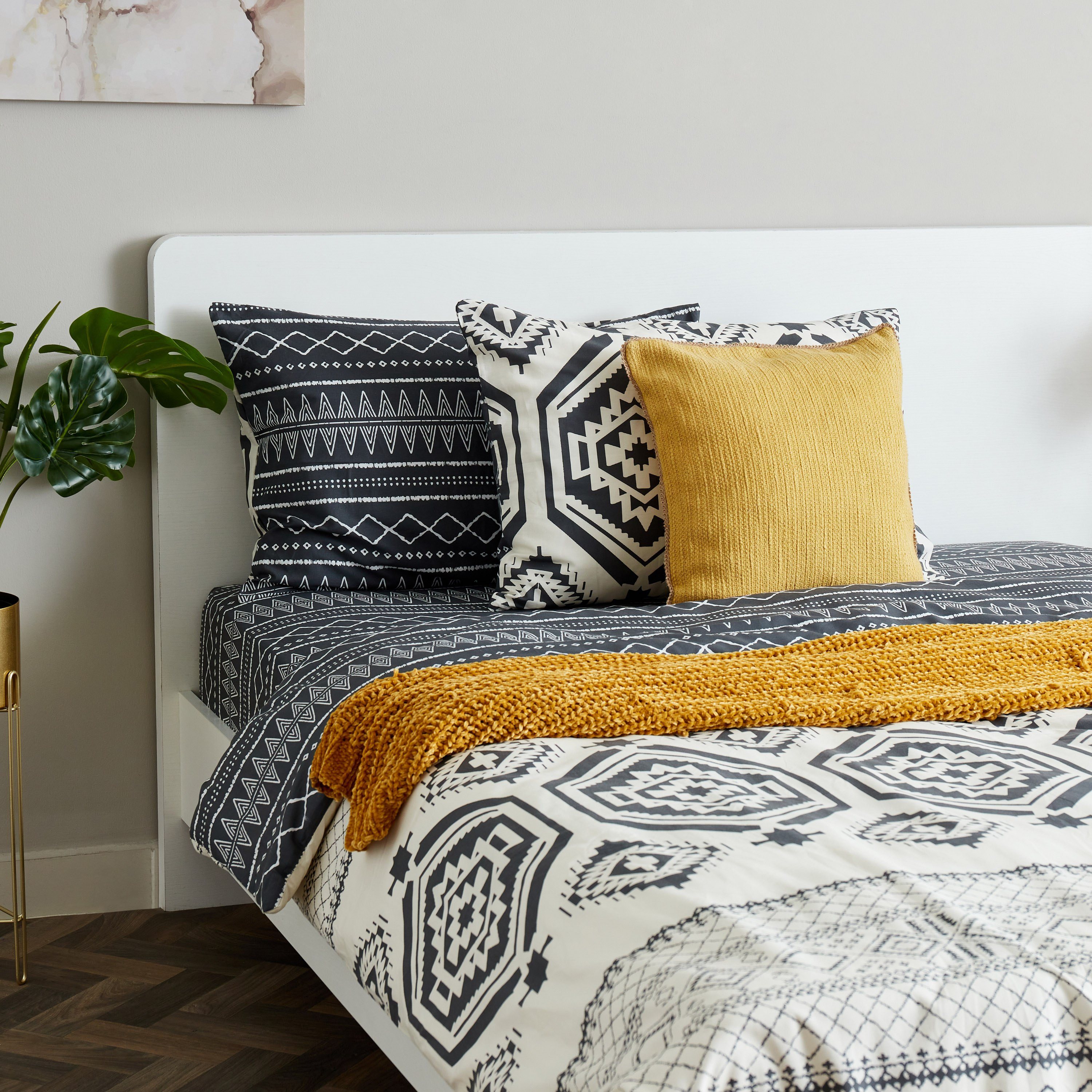 طقم غطاء وسادة أكسفورد قطن بطبعات قطعتين من زايلا - 50x75 سم-hbxhomeware-hbxbedroom-image-7